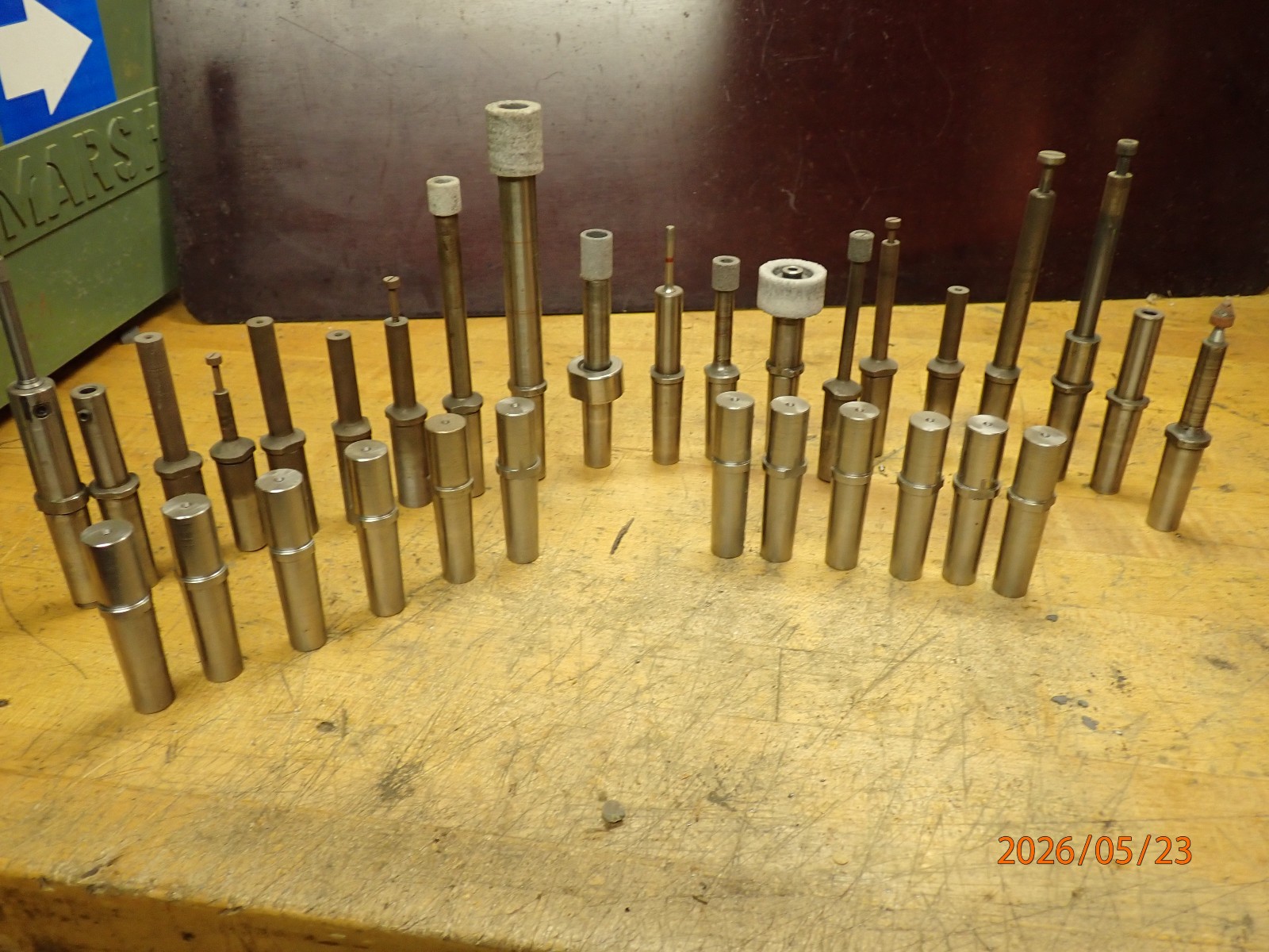 ID SPINDLES FROM A SHOP WITH PARKER MAJESTIC ID GRINDERS. LISTING IS FOR ALL