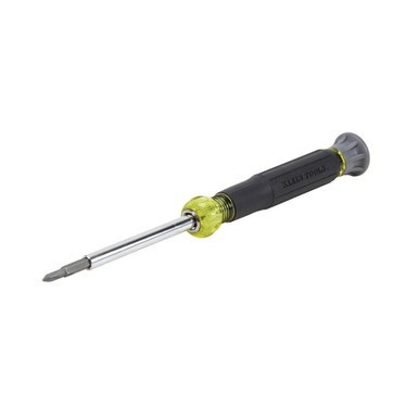 Klein Tool 32581, Multi-Bit Electronic Screwdriver, 4-in-1,Phillips,Slotted Bits