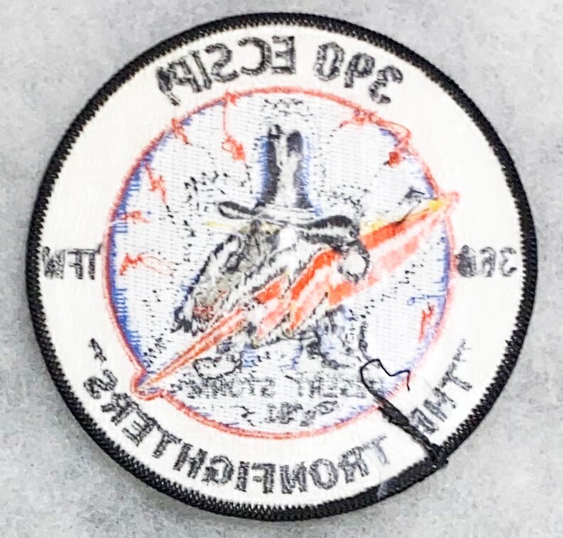 US Air Force 390th ECS(P) THE TRONFIGHTERS Squadron Patch