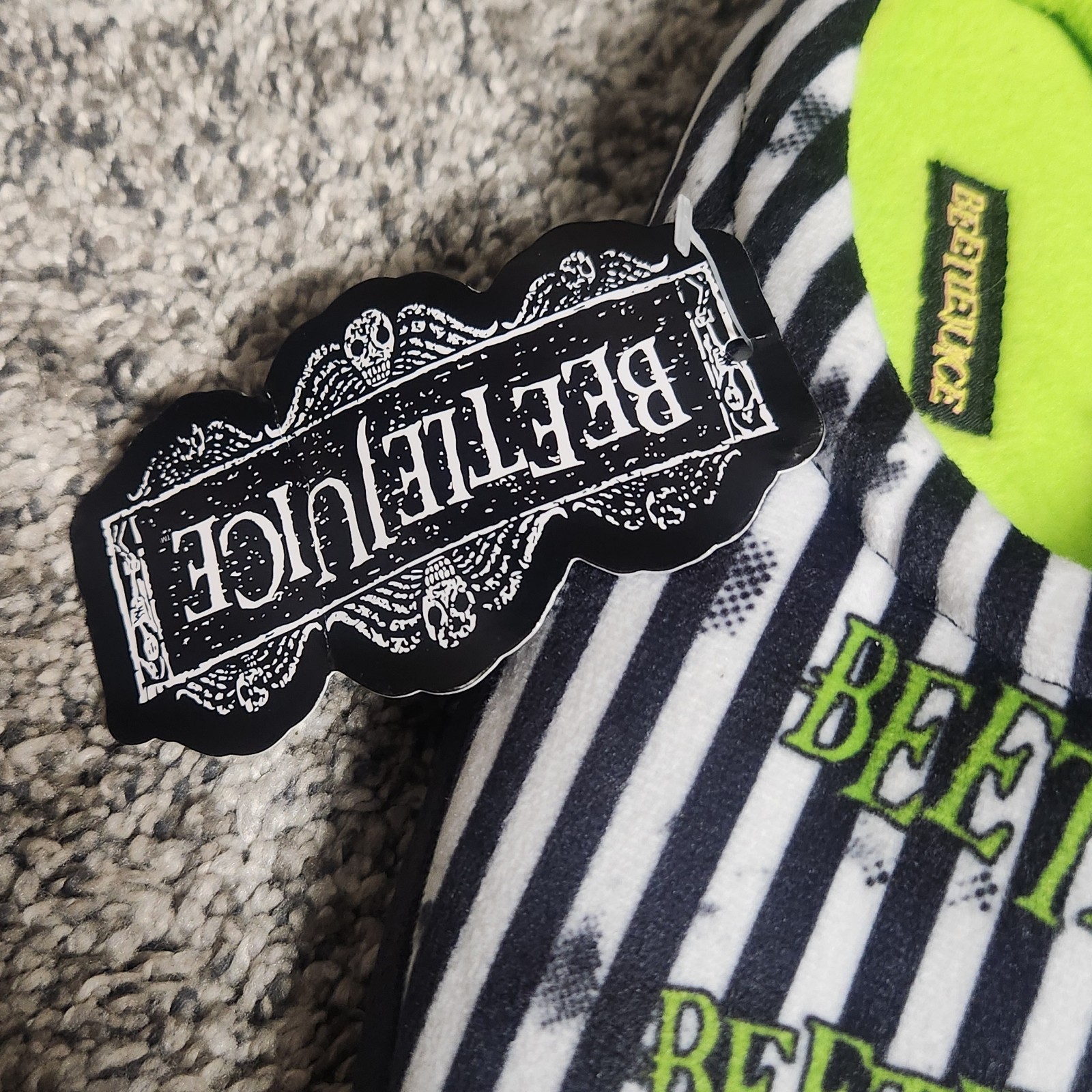 Beetlejuice Slippers Size Small New With Tag