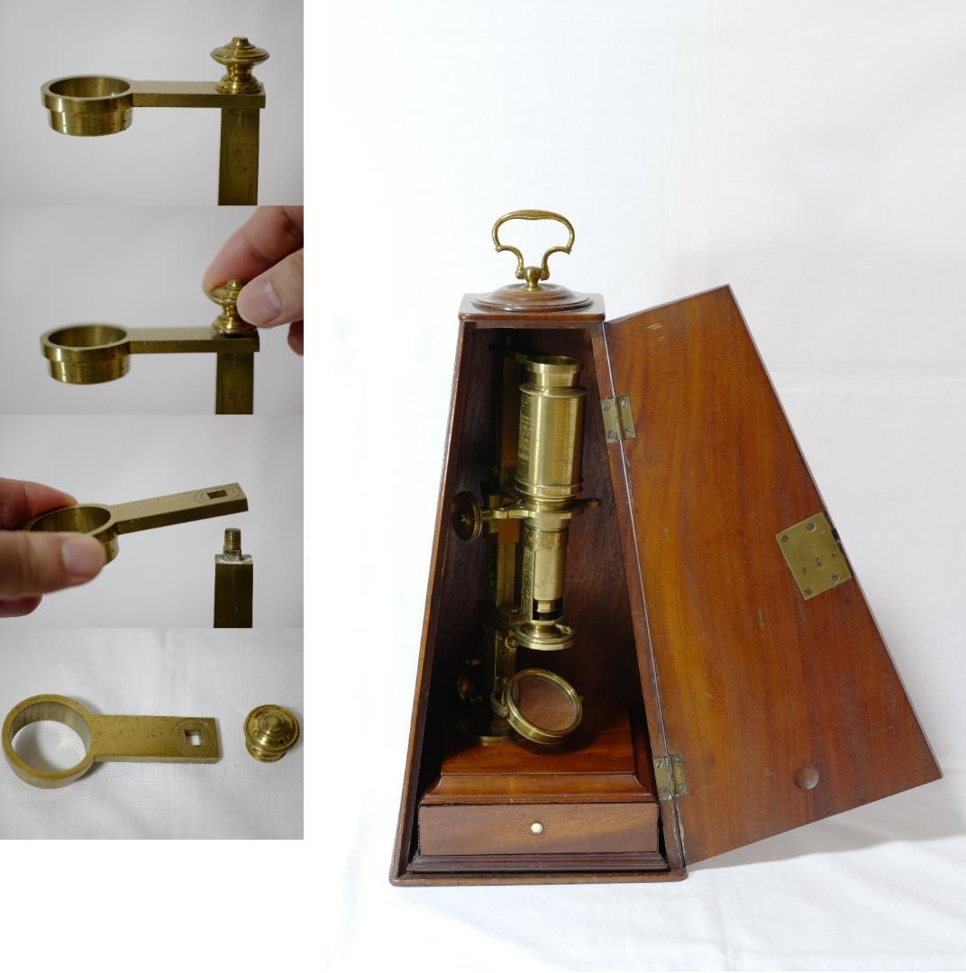 microscope antique vintage collectible John Richardson's cuff microscope
