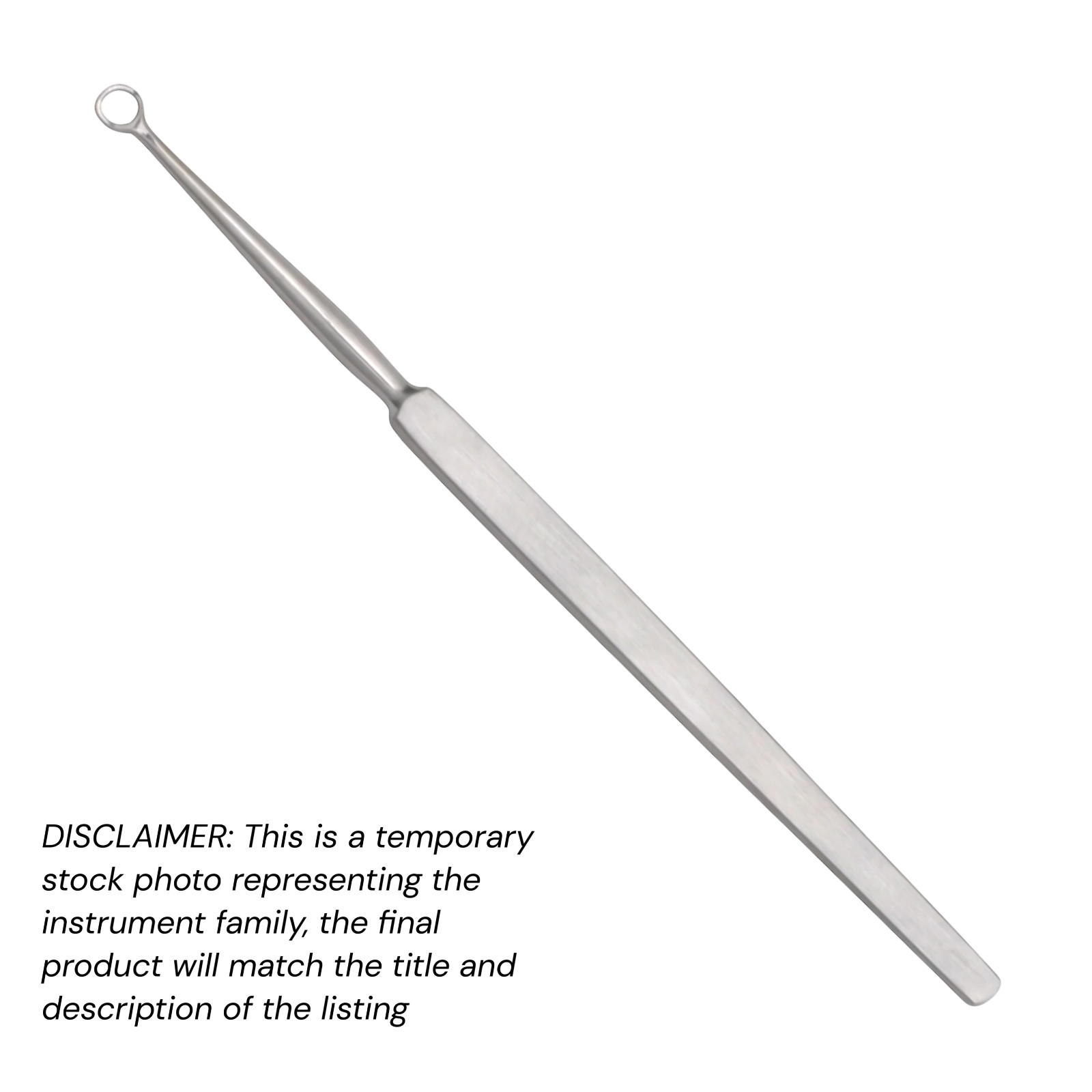 Fox Dermal Curette 5.5" Round 2 mm Diameter Stainless XPRS OR Grade