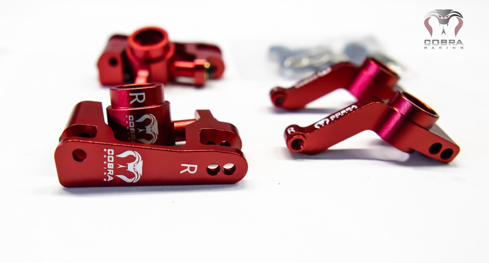 CR Traxxas SLASH 4x4 Aluminum Steering knuckles Caster Block + Rear Axle Carrier