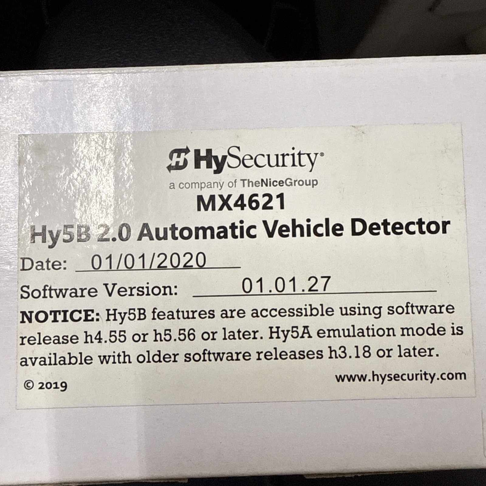 HySecurity MX4621 Hy5B 2.0 Fully Automatic Vehicle Detector / Plug-In Loop NEW