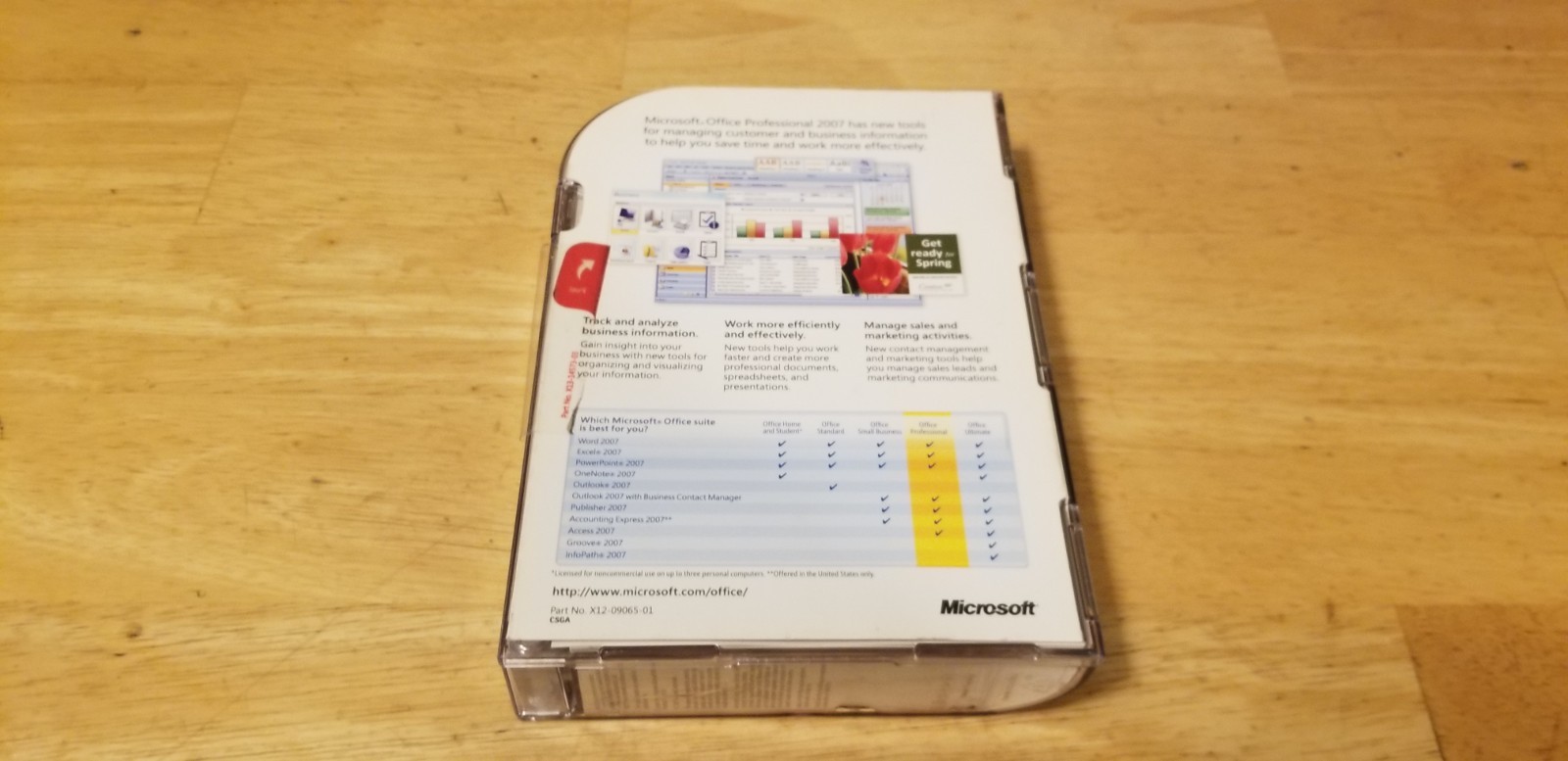 Microsoft Office Professional 2007 Full Version / Product Key -Academic Use Only