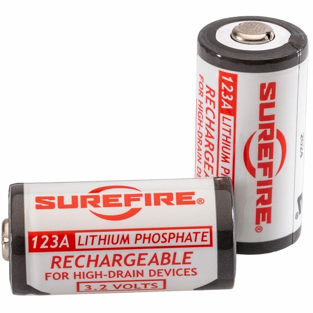 SureFire SFLFP123 Rechargeable Battery 2pack 123A