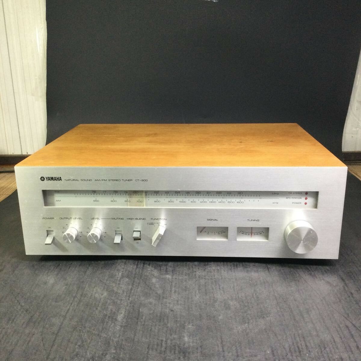 YAMAHA CT-800 Natural Sound AM/FM Stereo Tuner Fully Working Free Shipping