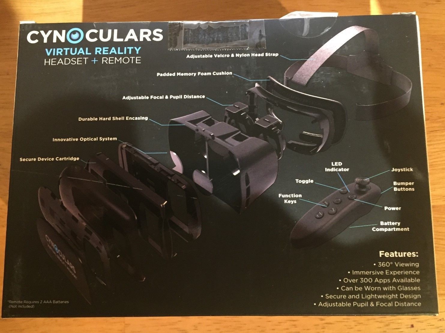 VIRTUAL REALITY HEADSET AND REMOTE