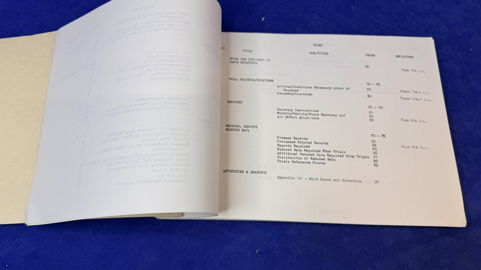 Project Skylark WRE Trials Instruction BS 224 Australian Defence Document