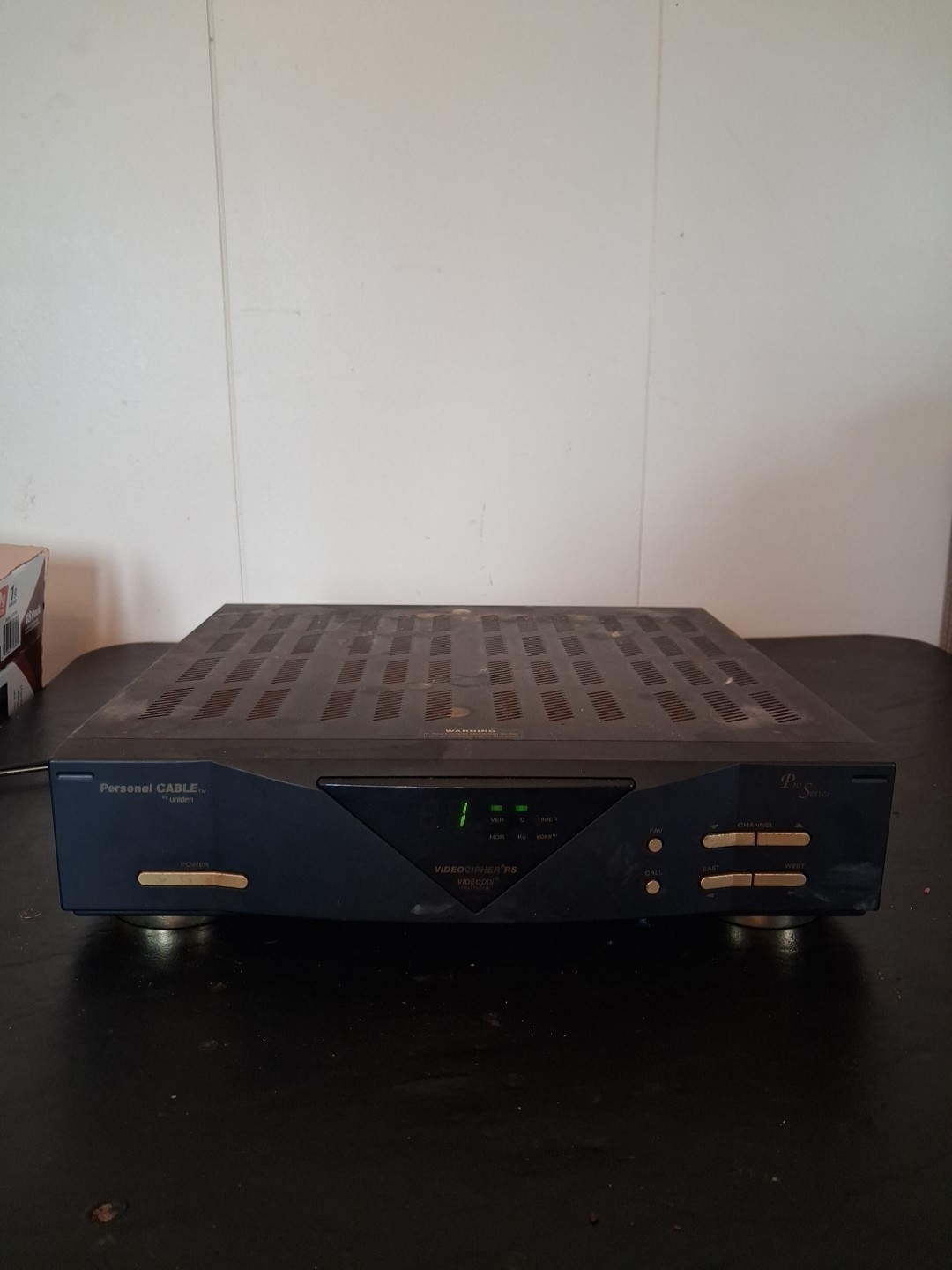Uniden Videopal Videocipher RS Order Recorder Satellite Receiver - Powers On