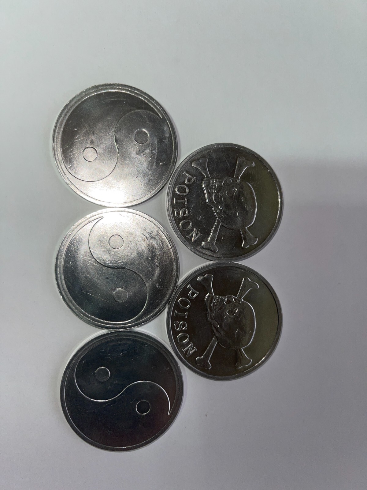 POGGER Catch The Excitement Aluminum Token Coin Medal Slammers lot of (6)