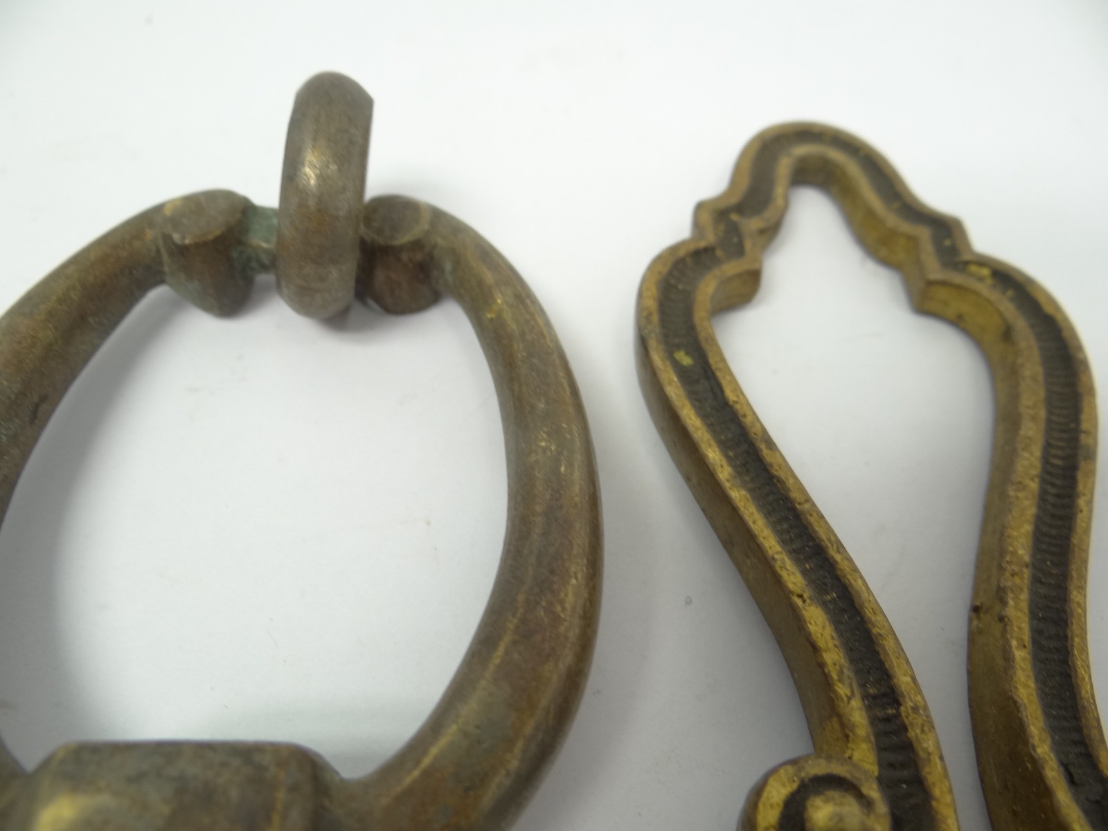 Antique Old Brass Metal Loop Chandelier Hangers Hook Decorative Lighting