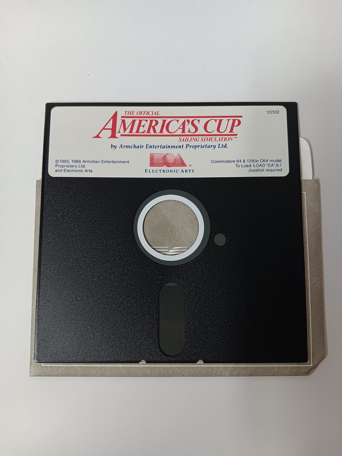 Commodore 64 The Official Americas Cup Sailing Simulation Software Tested/Works