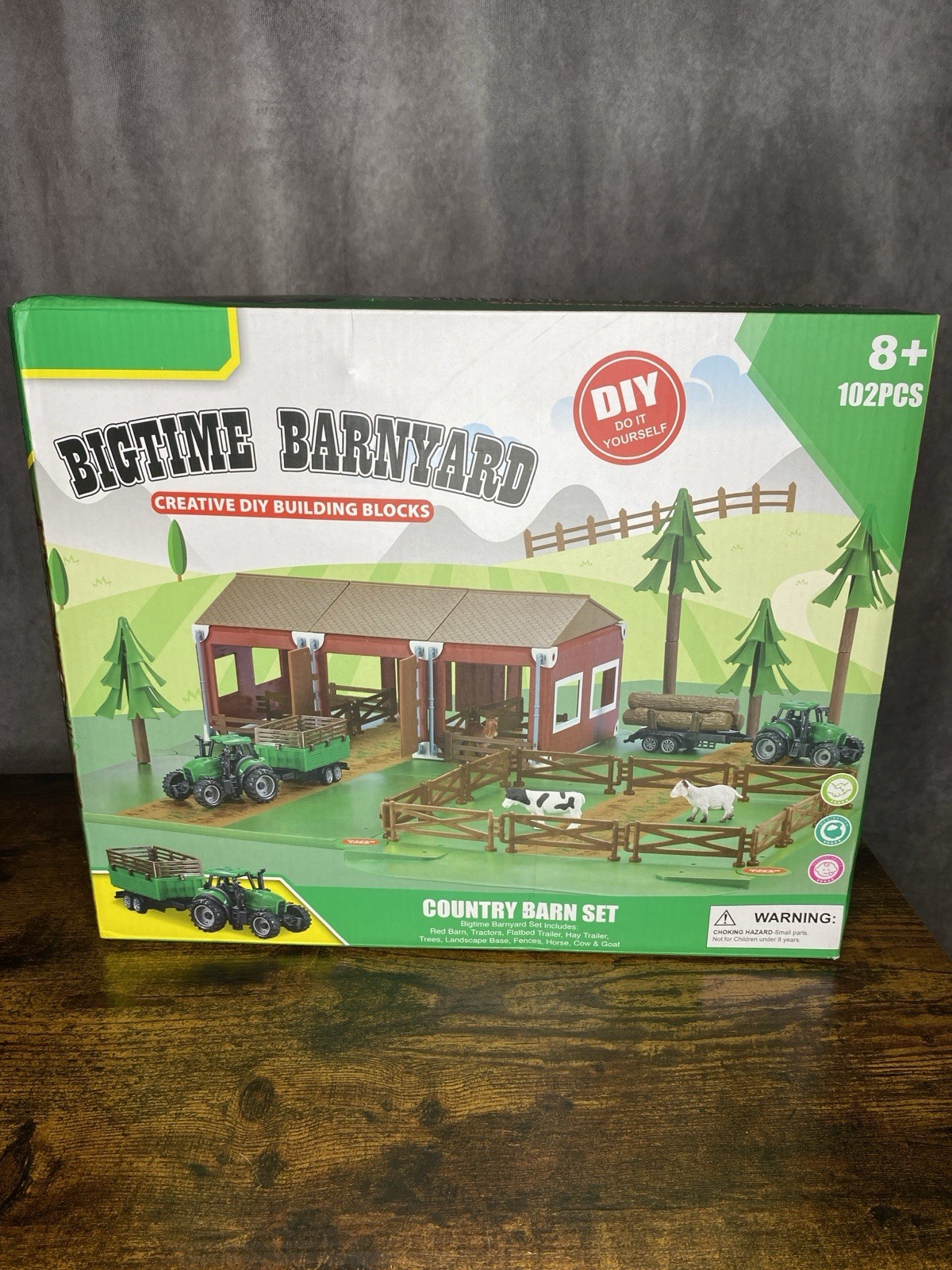 Barnyard Farm Country Creative Barn Building Play Set NEW