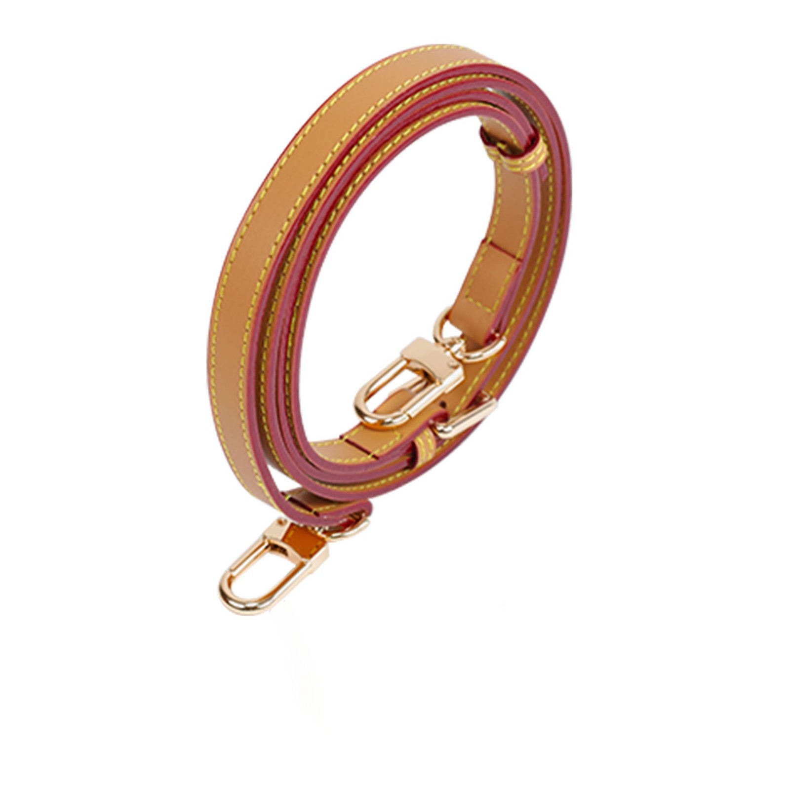Adjustable Vachetta Leather Crossbody Strap for Speedy, Nano, Vanity Bag