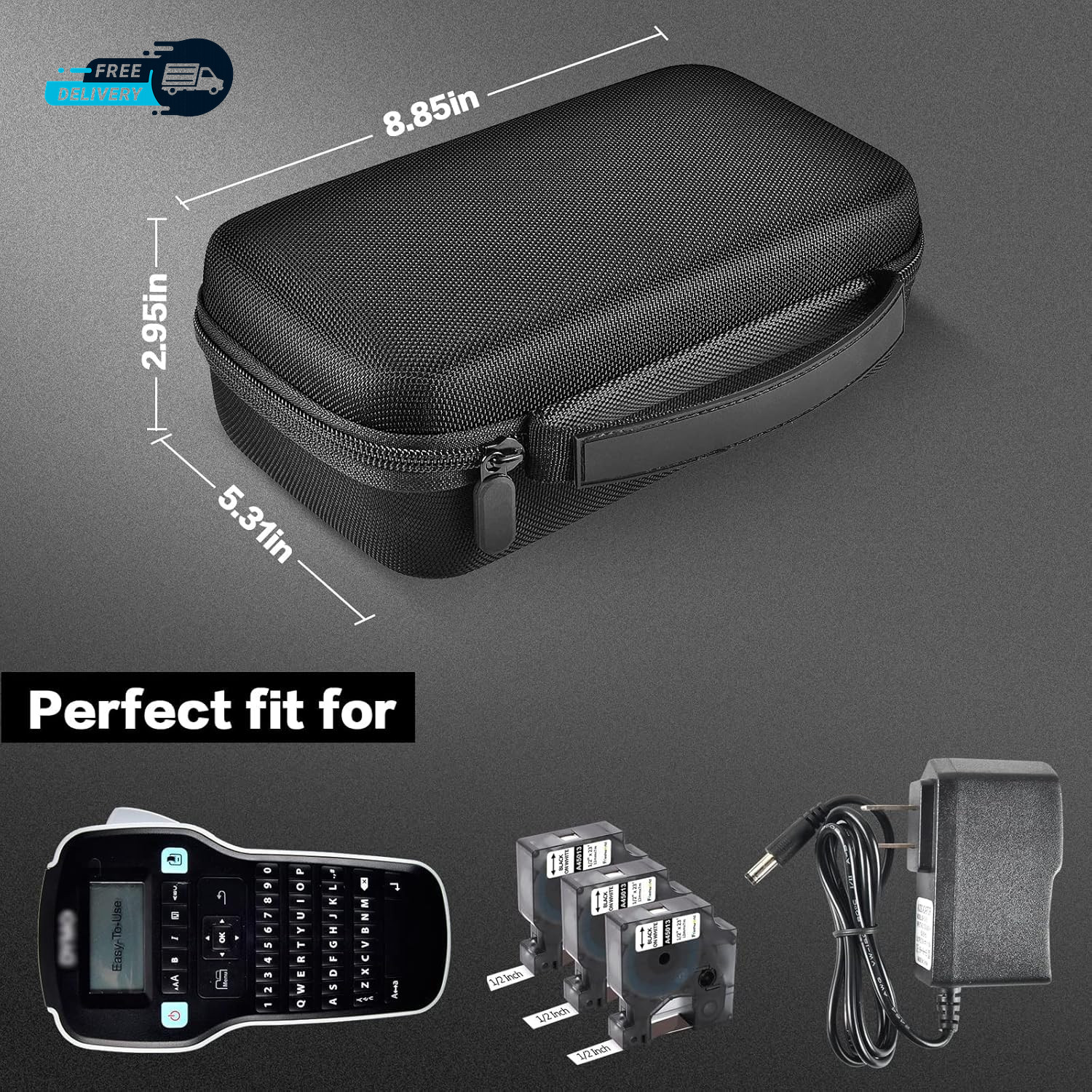 Case Compatible with DYMO Label Maker Bundle 160/280 - Hard Protective Travel