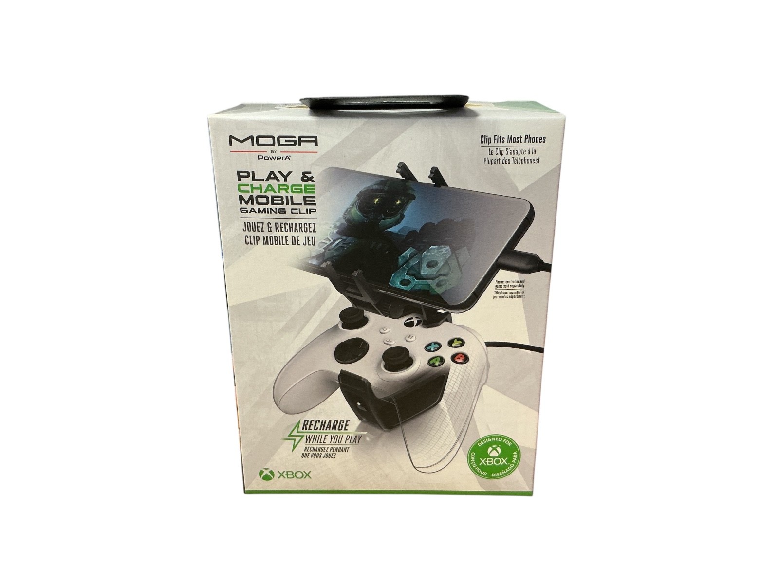 MOGA Play & Charge Mobile Gaming Clip for Xbox Series X|S One 1500mAh 1526790-01