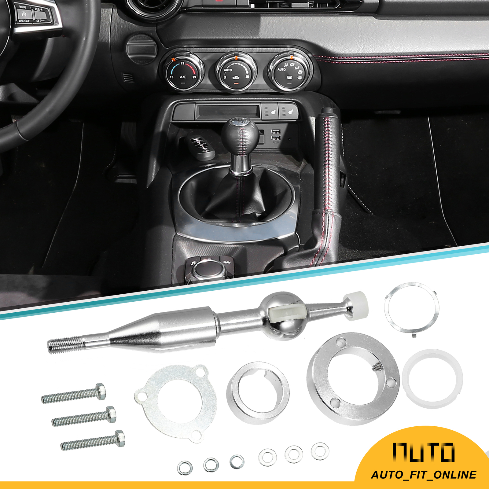 Car Gear Stick Shift Knob Kit Single Custom for Mazda MX5 Miata 1990-1997