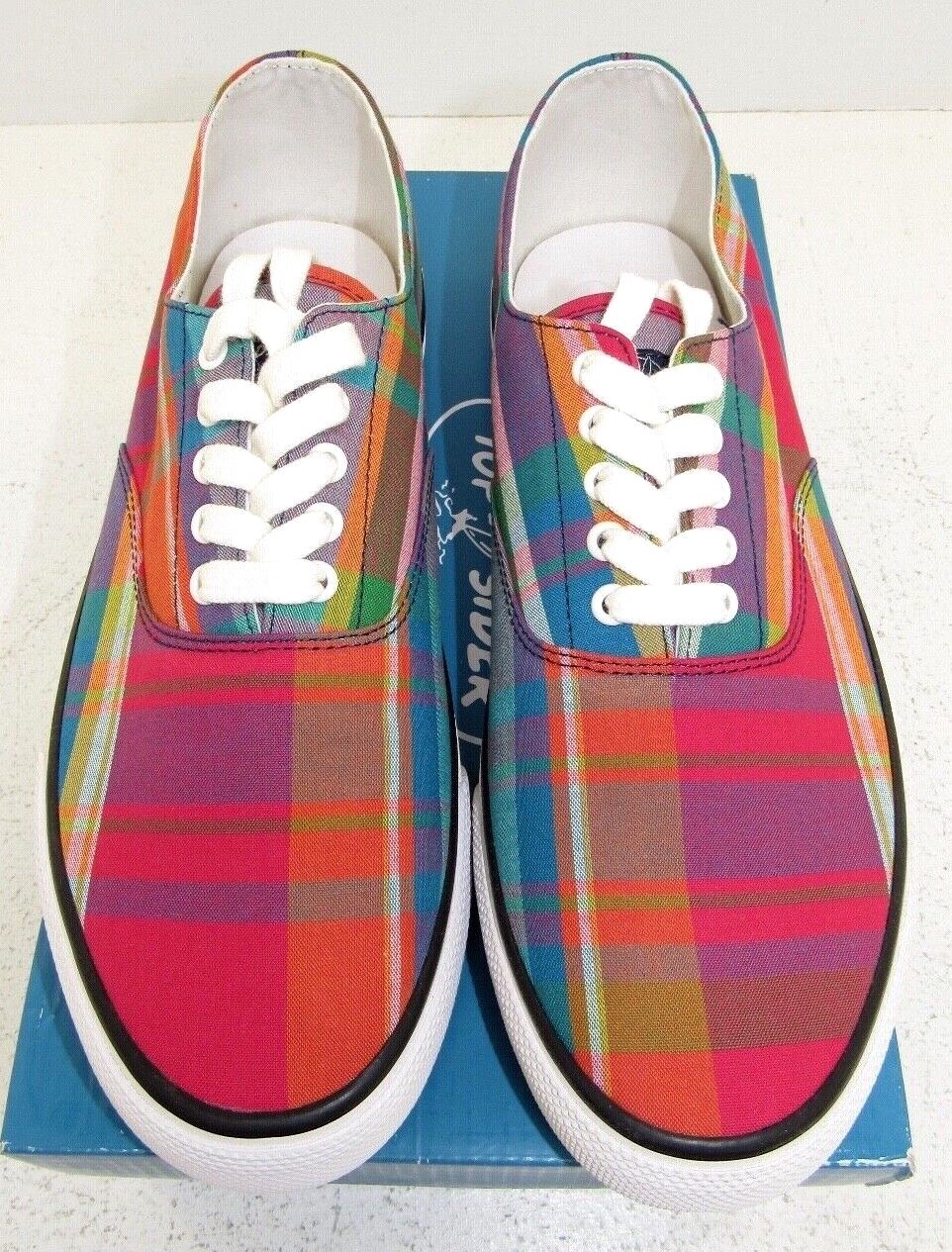 SPERRY Men's Cloud CVO Deck Sneaker Plaid Pink STS22337 5M, 10M, 10.5M EB-30