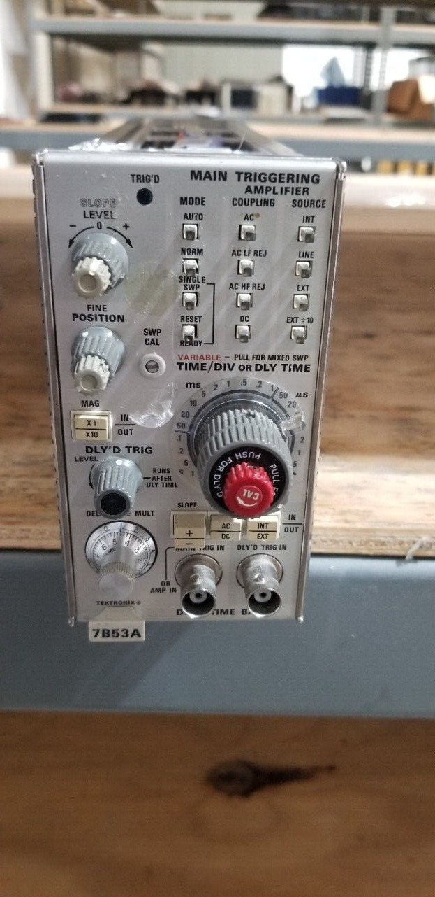 Tektronix 7B53A Dual Time Base Plug In Unit #9 READ!!