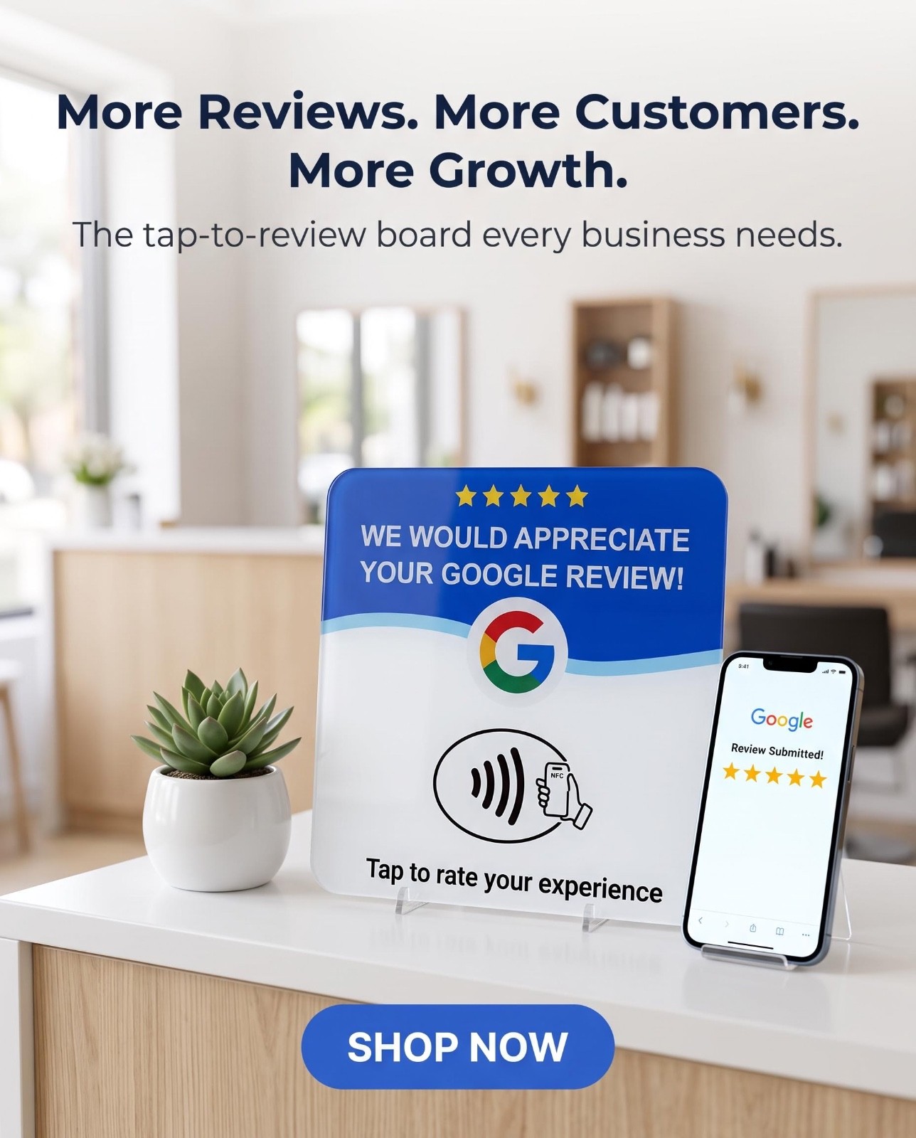 NFC Google Review Board