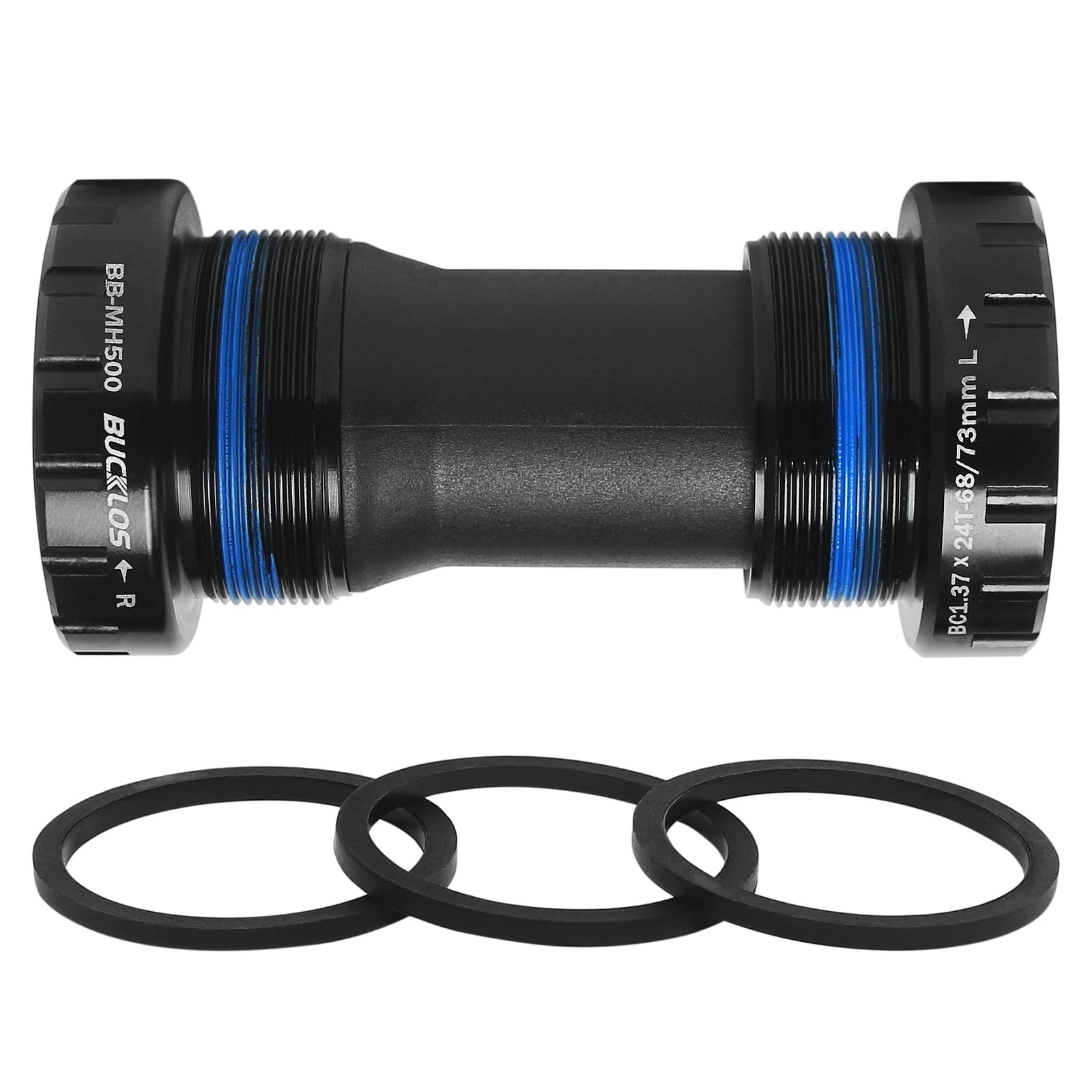 BUCKLOS Threaded/PressFit Bottom Bracket BSA 68-73mm/86-92mm -Ceramic/Steel Bear