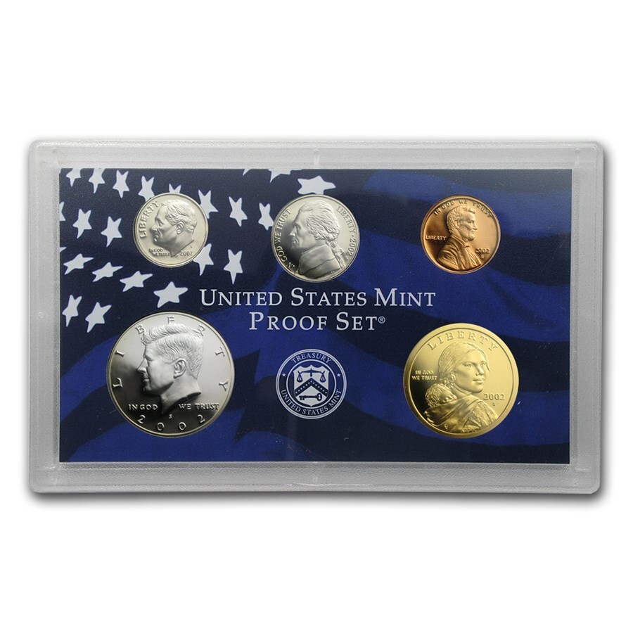 (1) 2002 S United States Proof Set in Original Box with COA