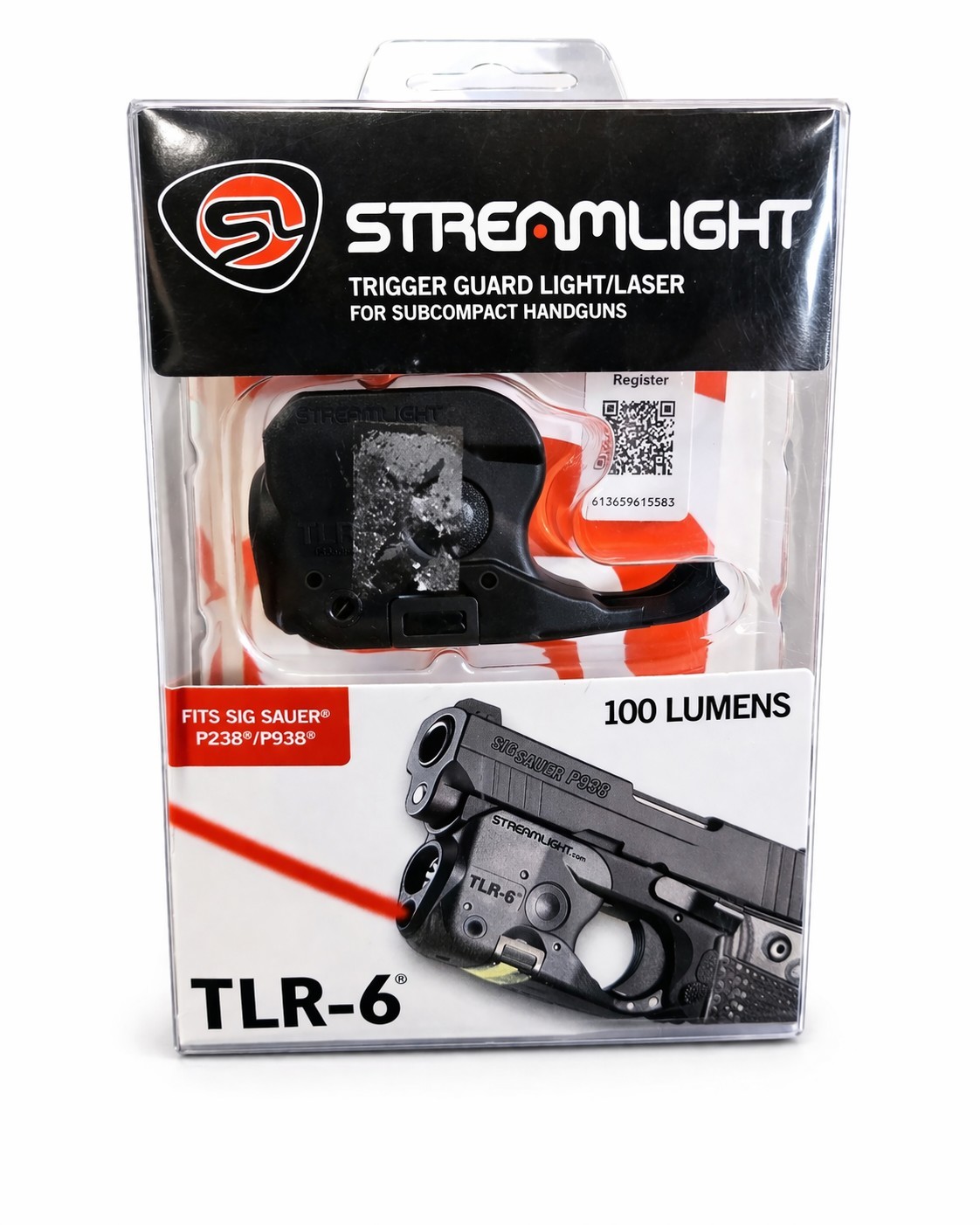 Streamlight TLR-6 Light Laser 100 Lumens For Sig Sauer P238 P938