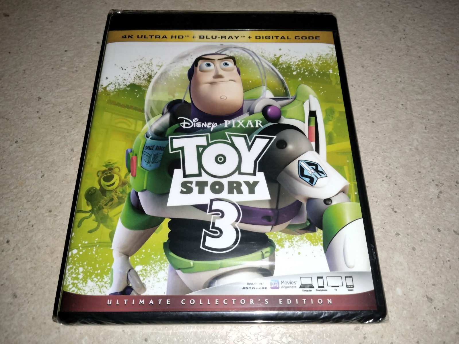 .BRAND NEW Toy Story 3 4K Ultra HD, Blu-ray, Digital 2010 Sealed UHD