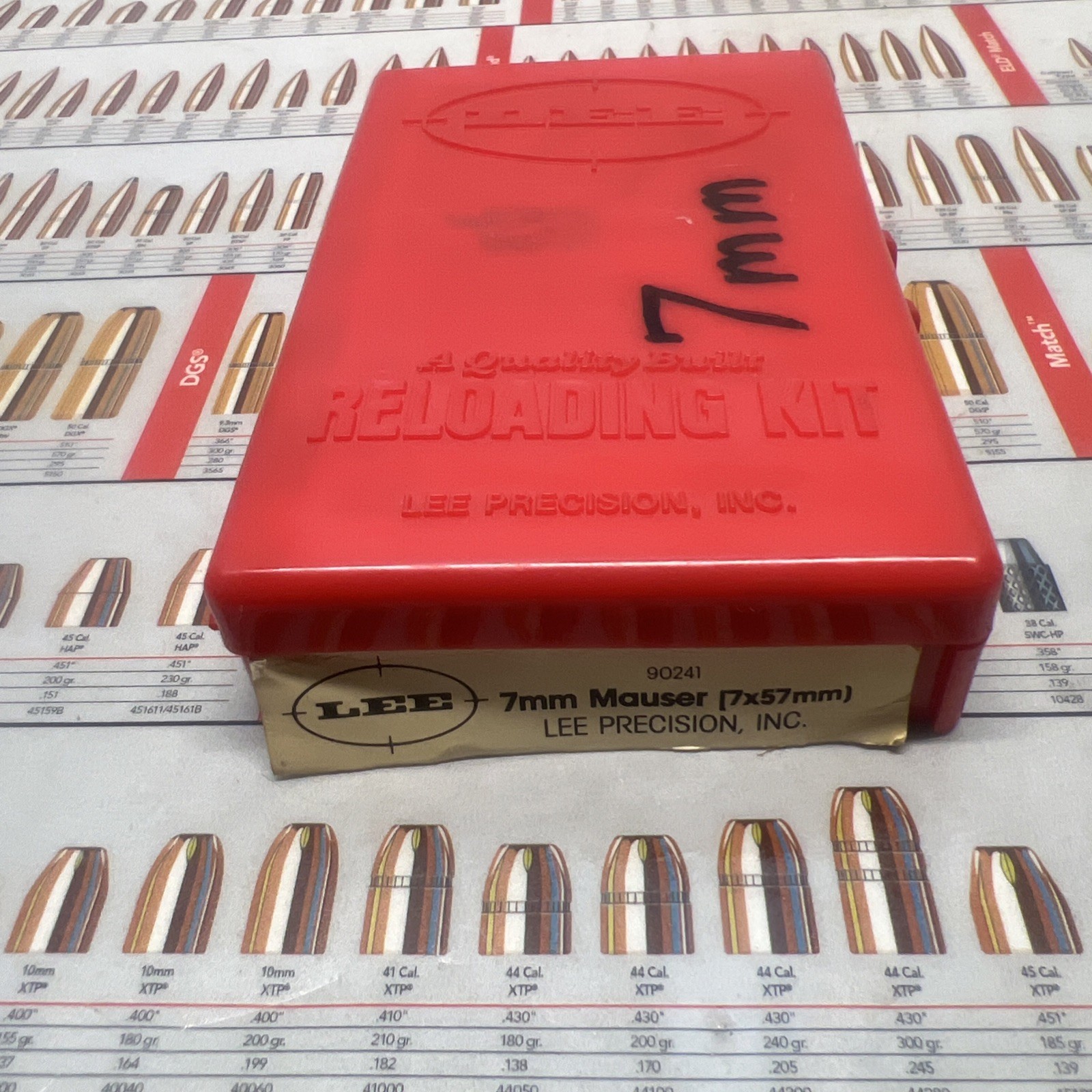 VTG LEE LOADER COMPLETE RELOADING TOOL 7X57 MAUSER & GUIDES REAL NICE
