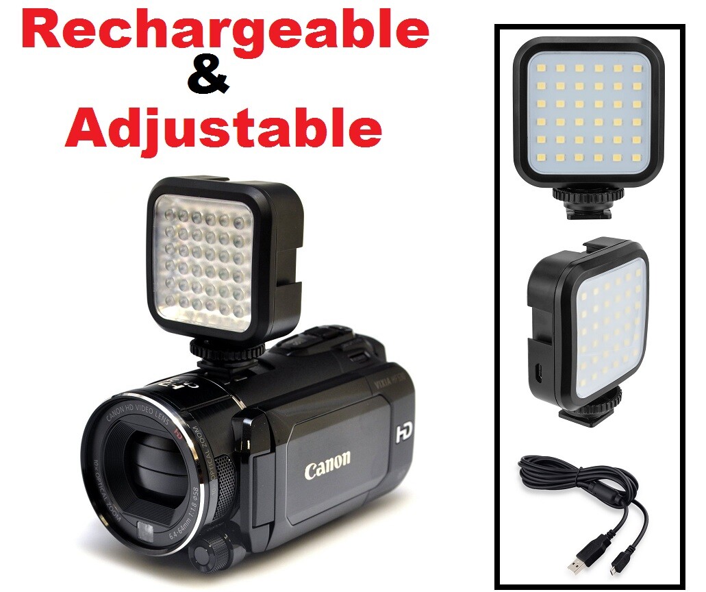 LED VIDEO LIGHT FOR SONY HDR-CX115e HDR-CX116e