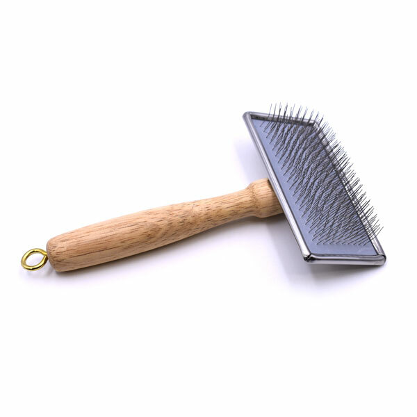 Pro Finish Slicker Dog Grooming Brush Slick Coat Long Fur
