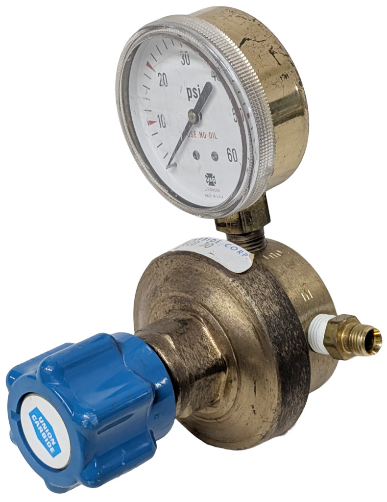 Union Carbide Y2 SG 3820 30 Pressure Regulator w/ Gauge