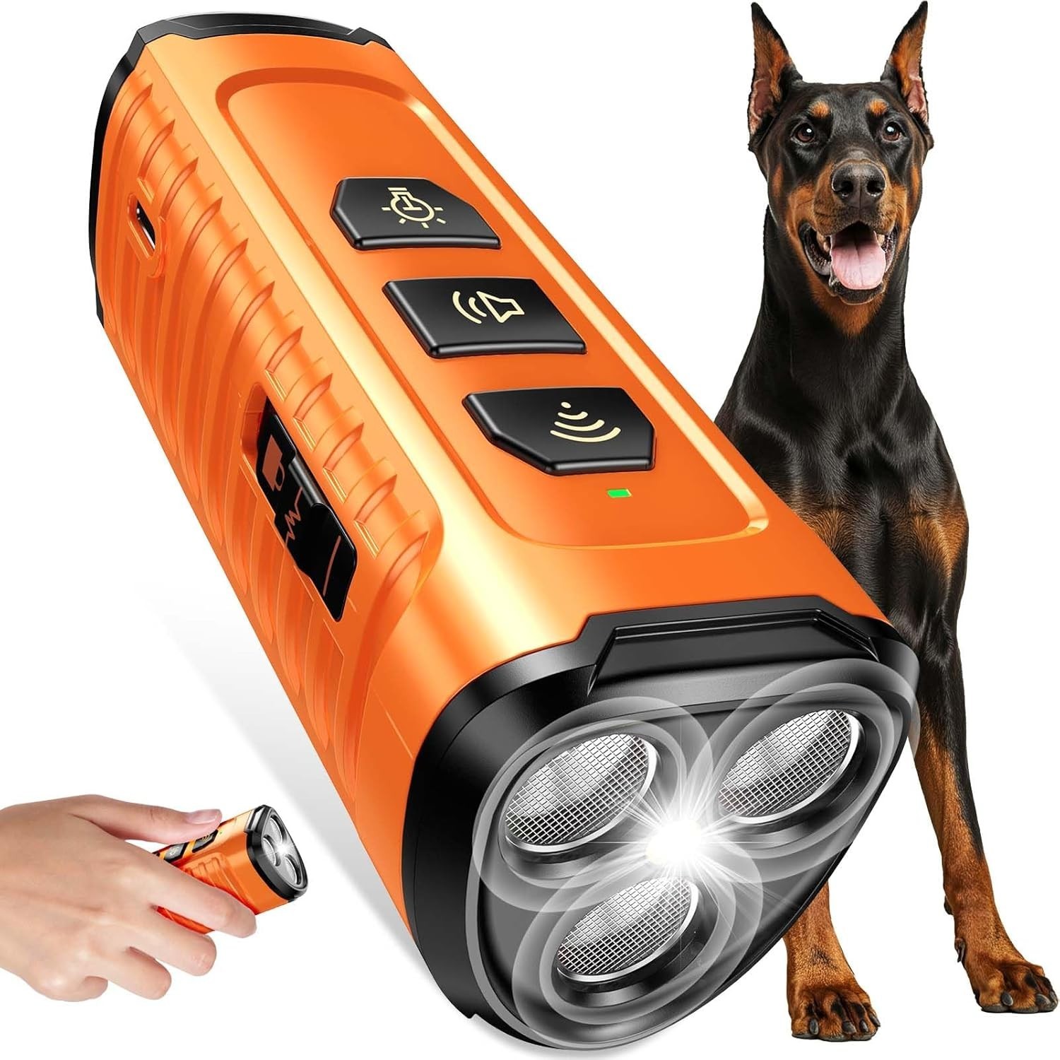 Compact Dog Training Tool - Flashlight Included