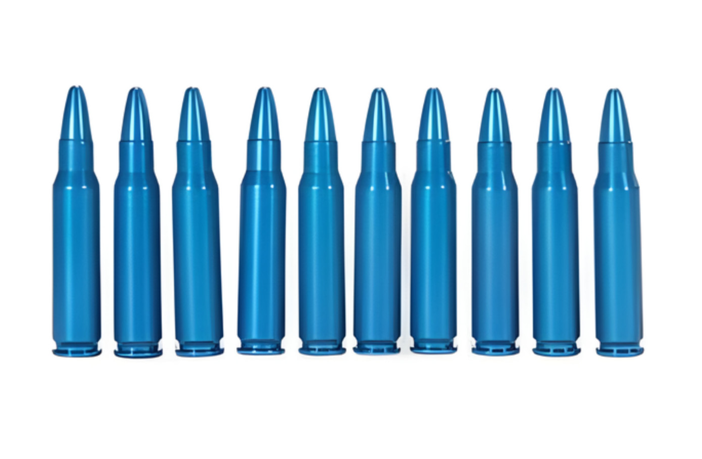 A-Zoom 12328 Aluminum Snap Caps .308 Winchester Blue 10 Pack Dry Fire Training