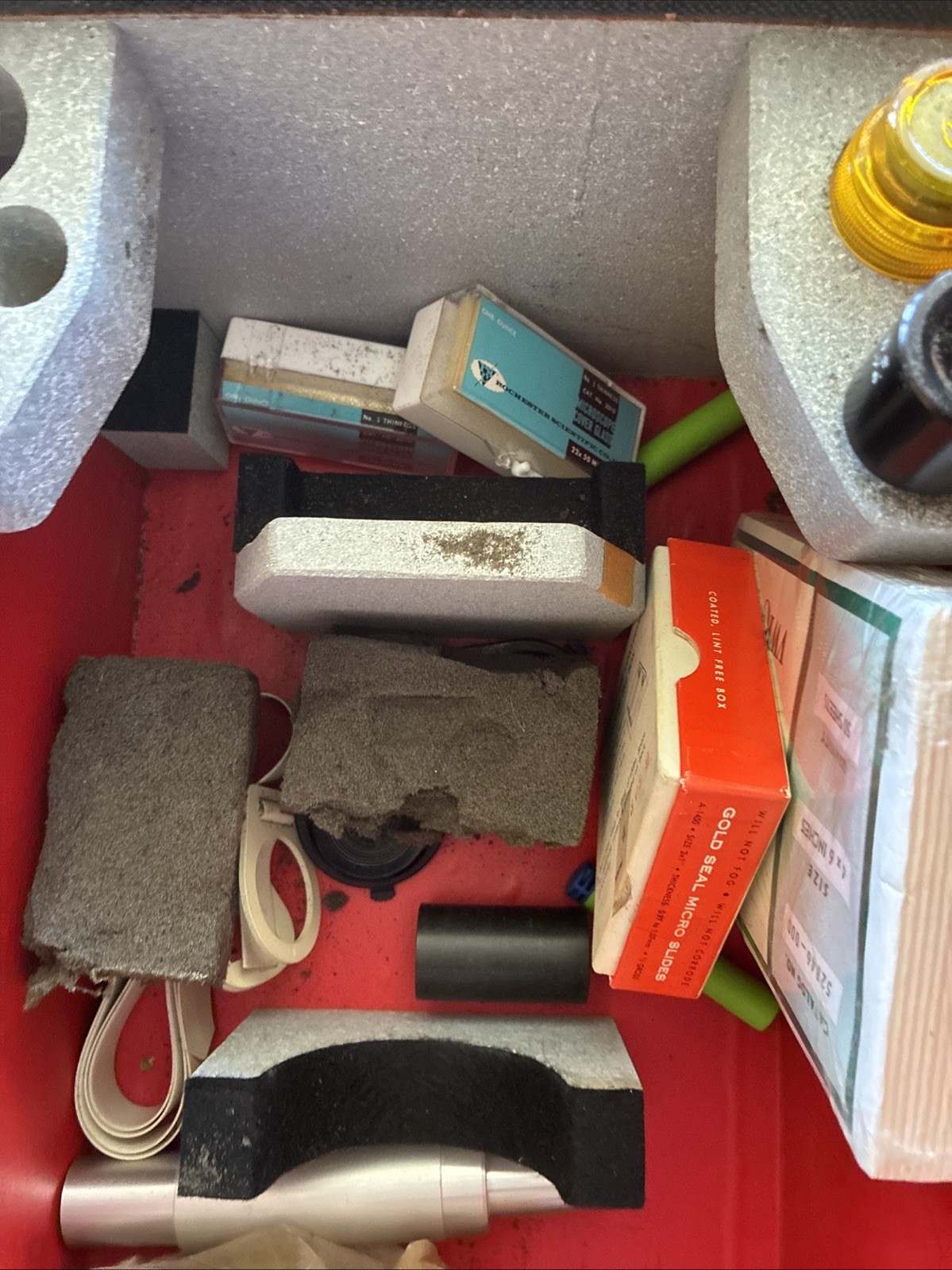 American Optical Spencer Microscope With Case From Estate