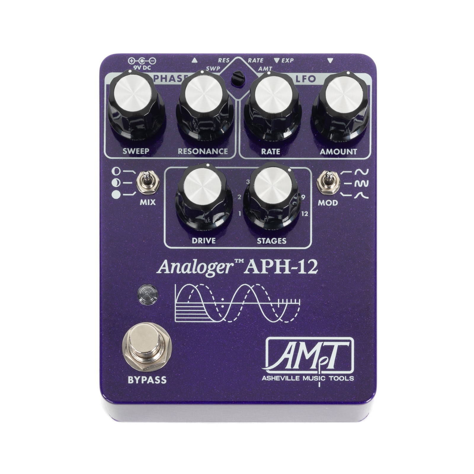Asheville Music Tools APH-12 Analog 12-stage Phase Shifter Pedal