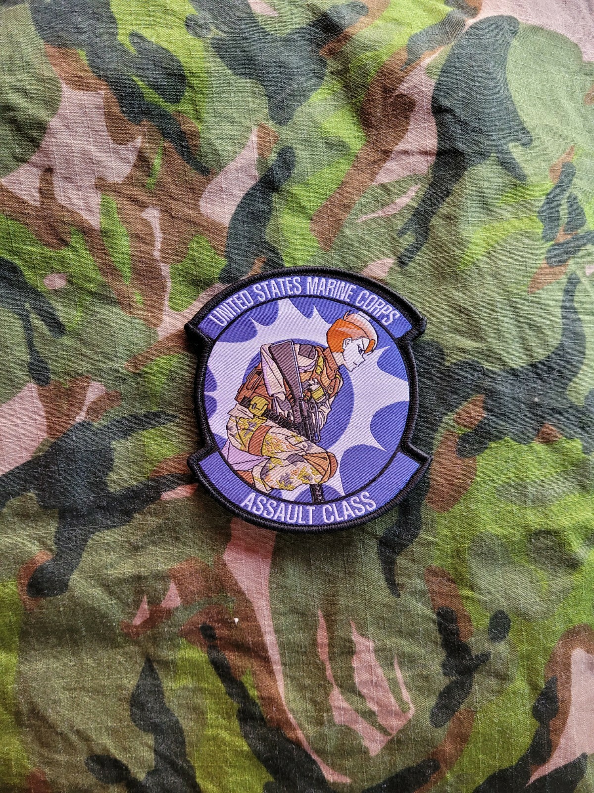 Battlefield Assault Class U.S. Army anime morale airsoft ACU war military patch