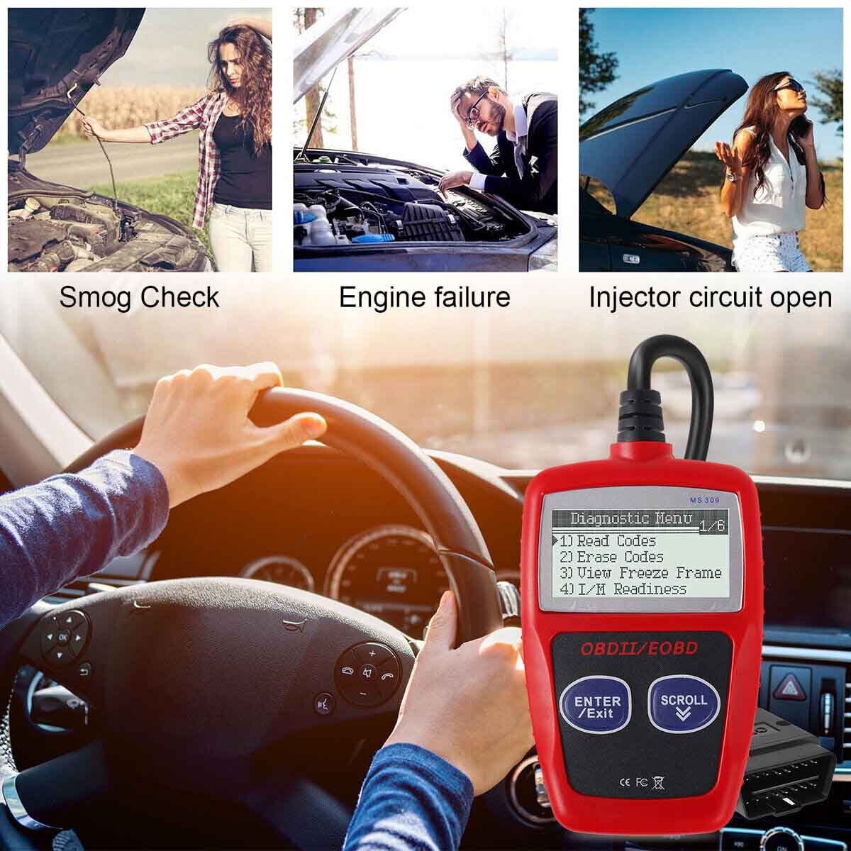 OBD2 car diagnostic instrument code reader MS309