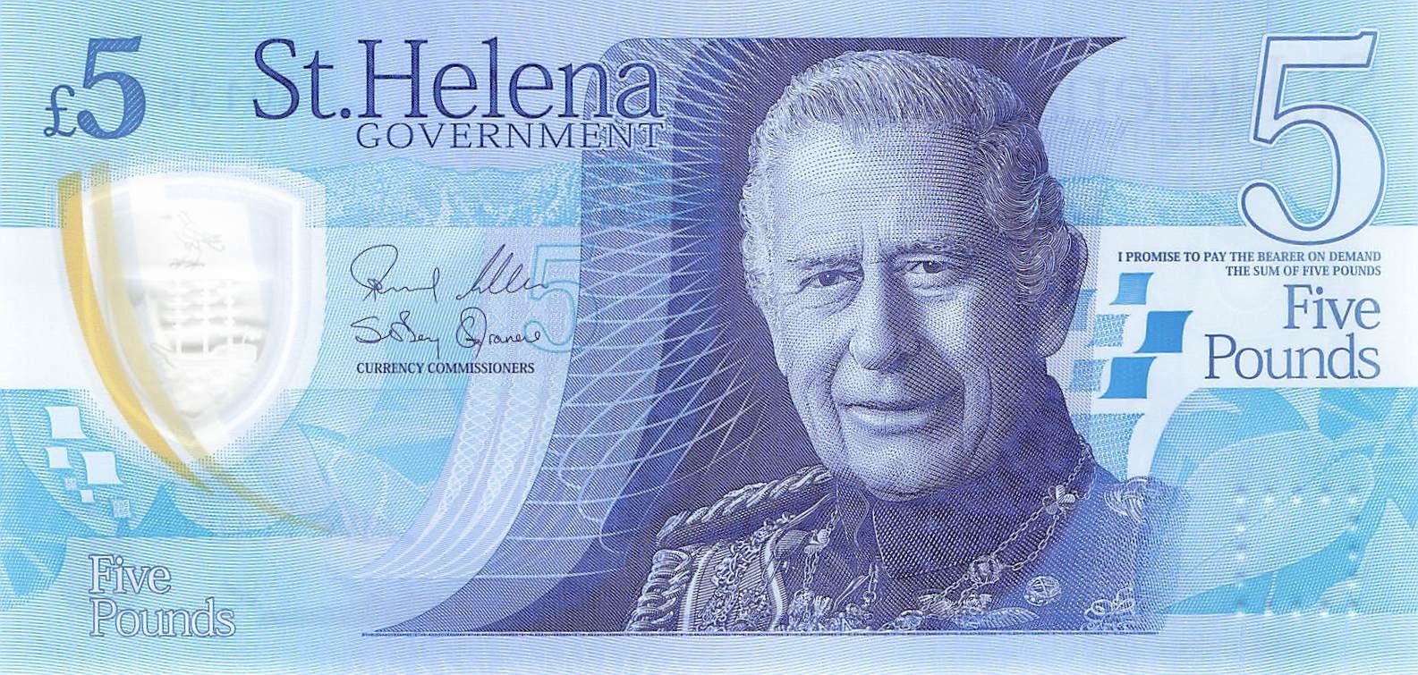 St. Helena 5 Pounds 2026 UNC