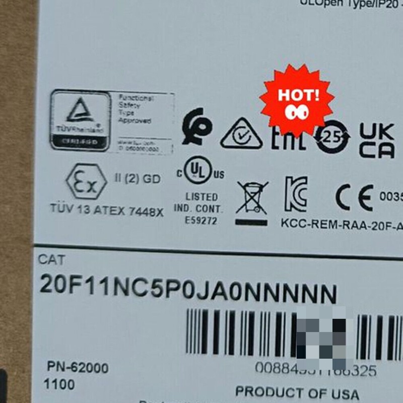 New Sealed 20F11NC5P0JA0NNNNN AB Bulletin 20F 20F11NC5P0JA0NNNNN US Free Tax