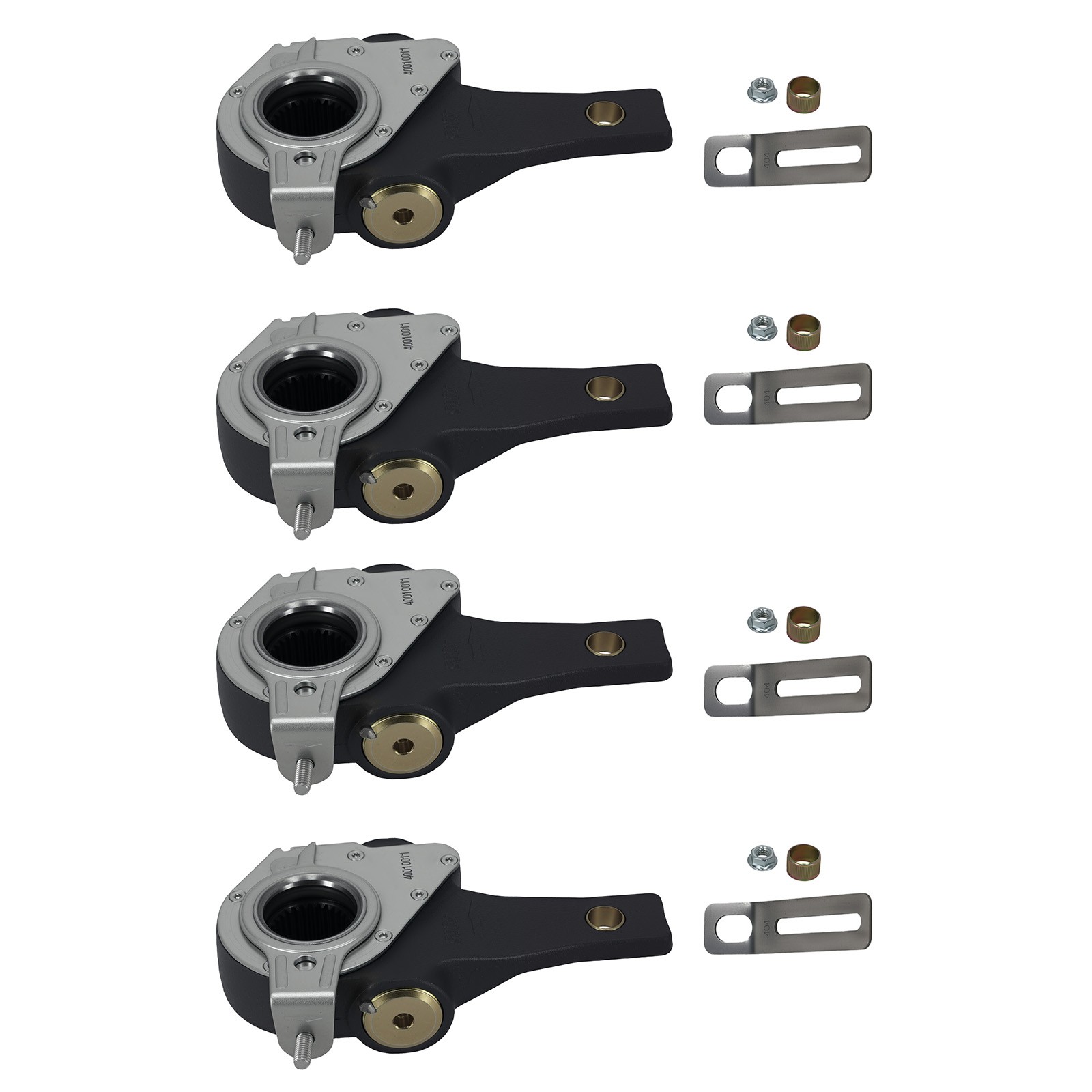 4x 28 Spline Automatic slack adjuster 5.5" for Mack 25166577 25QD345 40010011