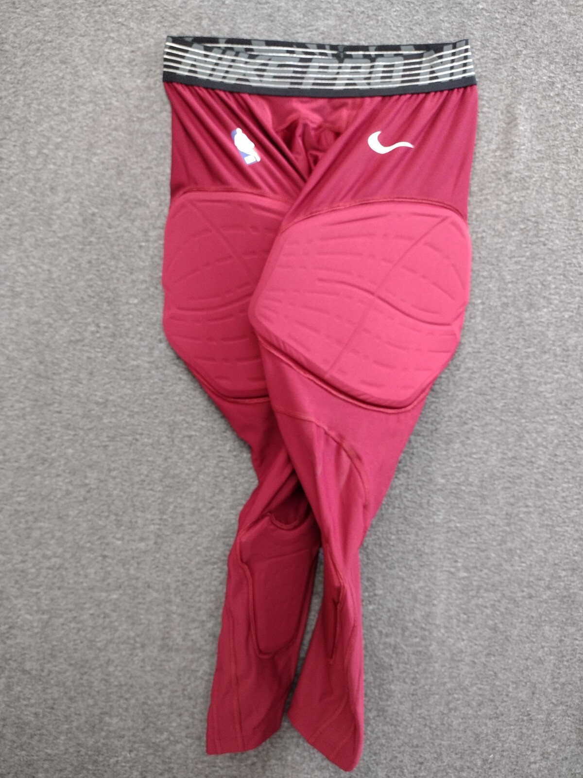 NIKE PRO Hyperstrong Player Issued Length Red Padded Tights L-T 881963-677