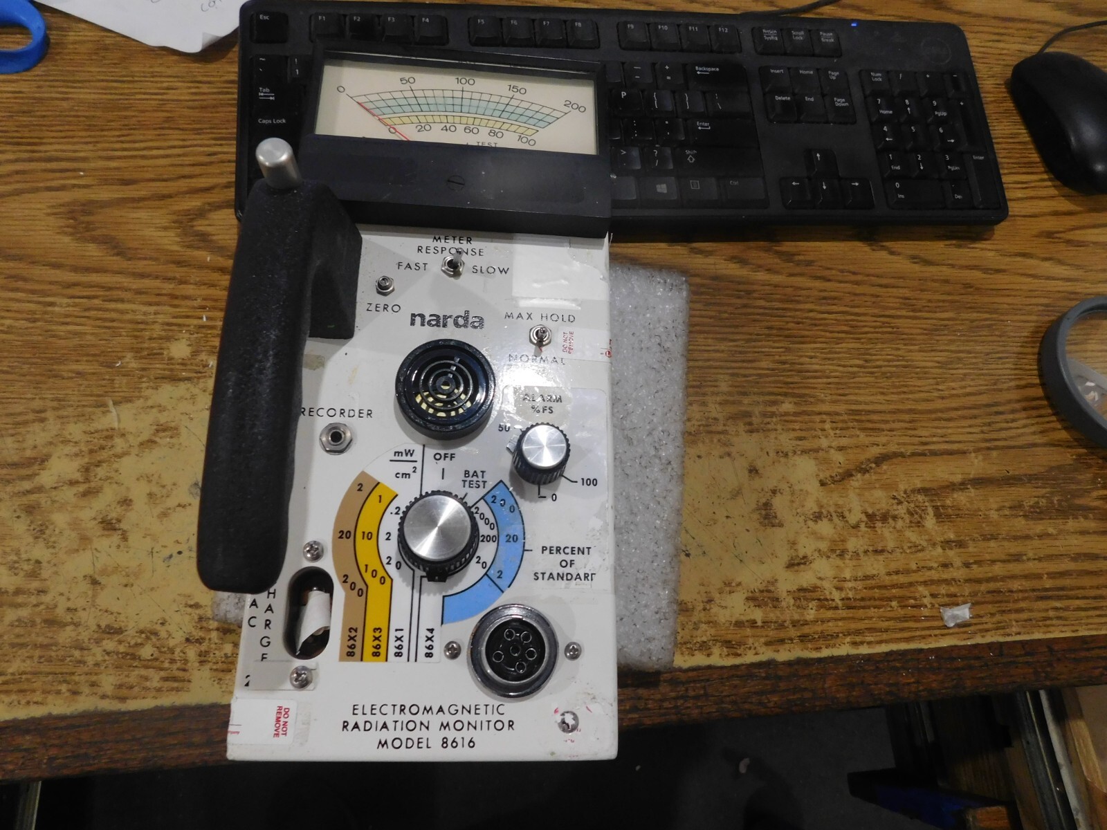 Narda Model:  8616 Electromagnetic Radiation Monitor.
