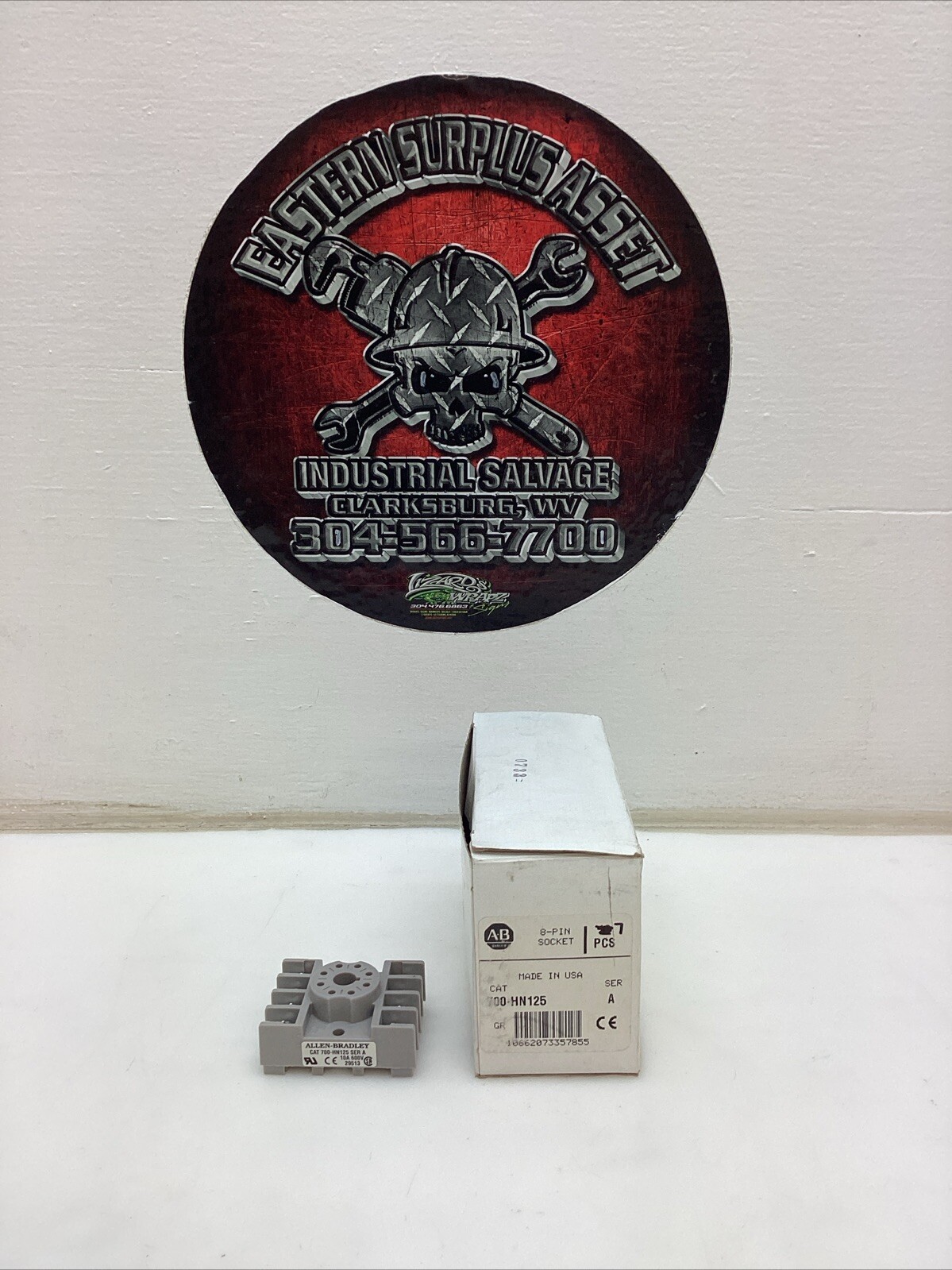 Allen Bradley 8 Pin Relay Socket 700-HN125 Series A Set of 7 NIB