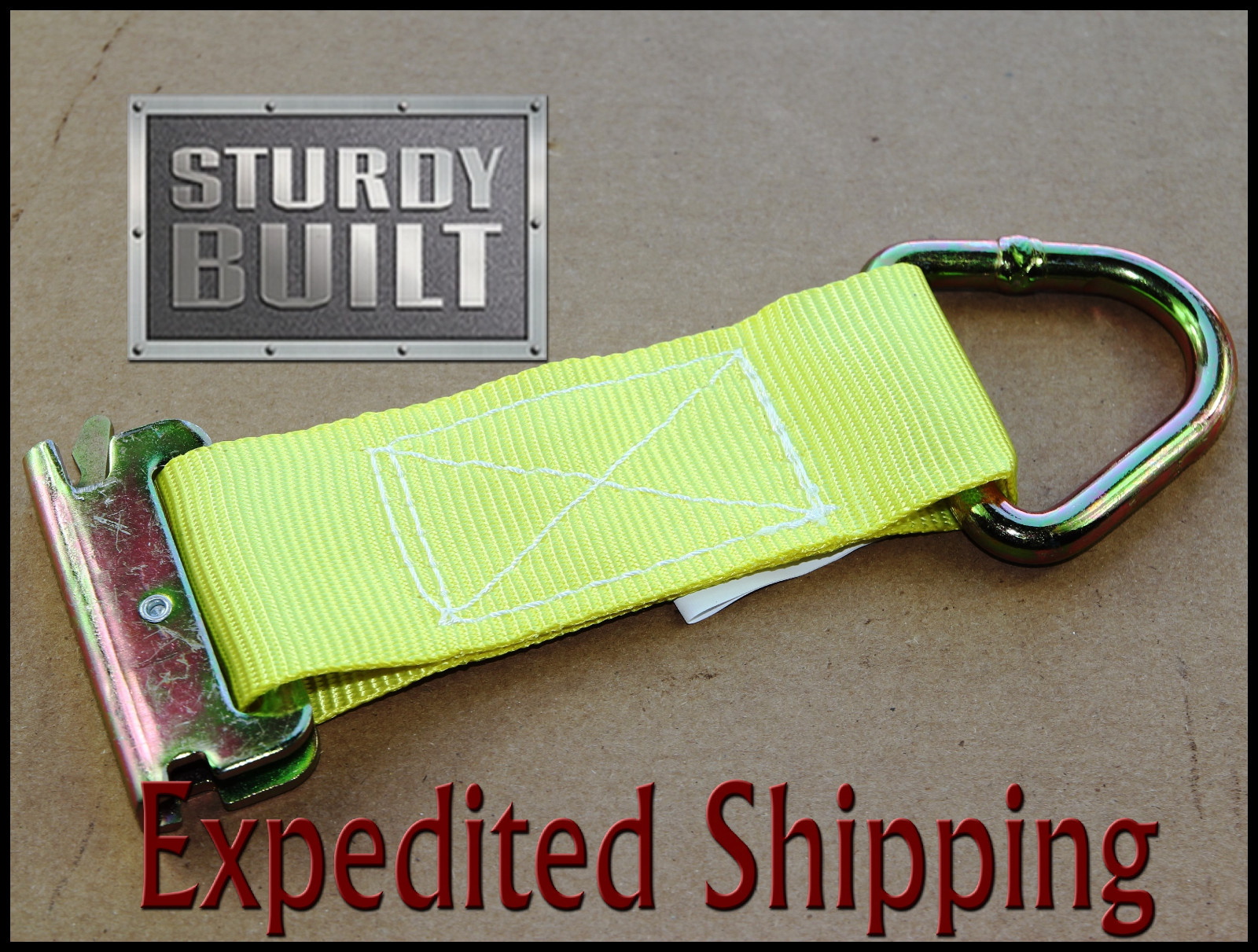 10x E Track Tie Off Rope Cargo Down Straps D Ring Fitting Enclosed Trailer Van