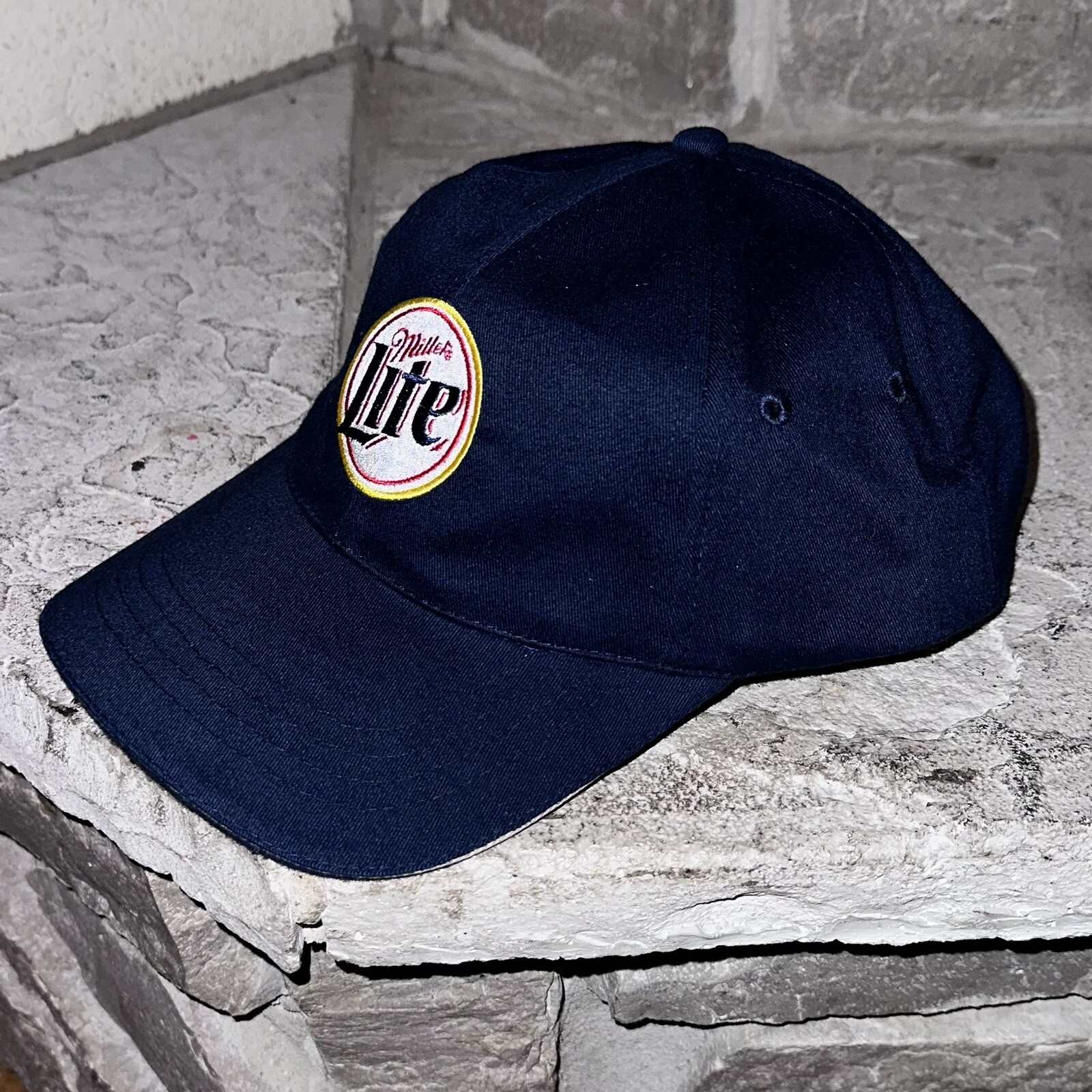 New Streff Miller Lite Beer “It’s Miller Time” 1990’s Vendor Hat Vintage NOS