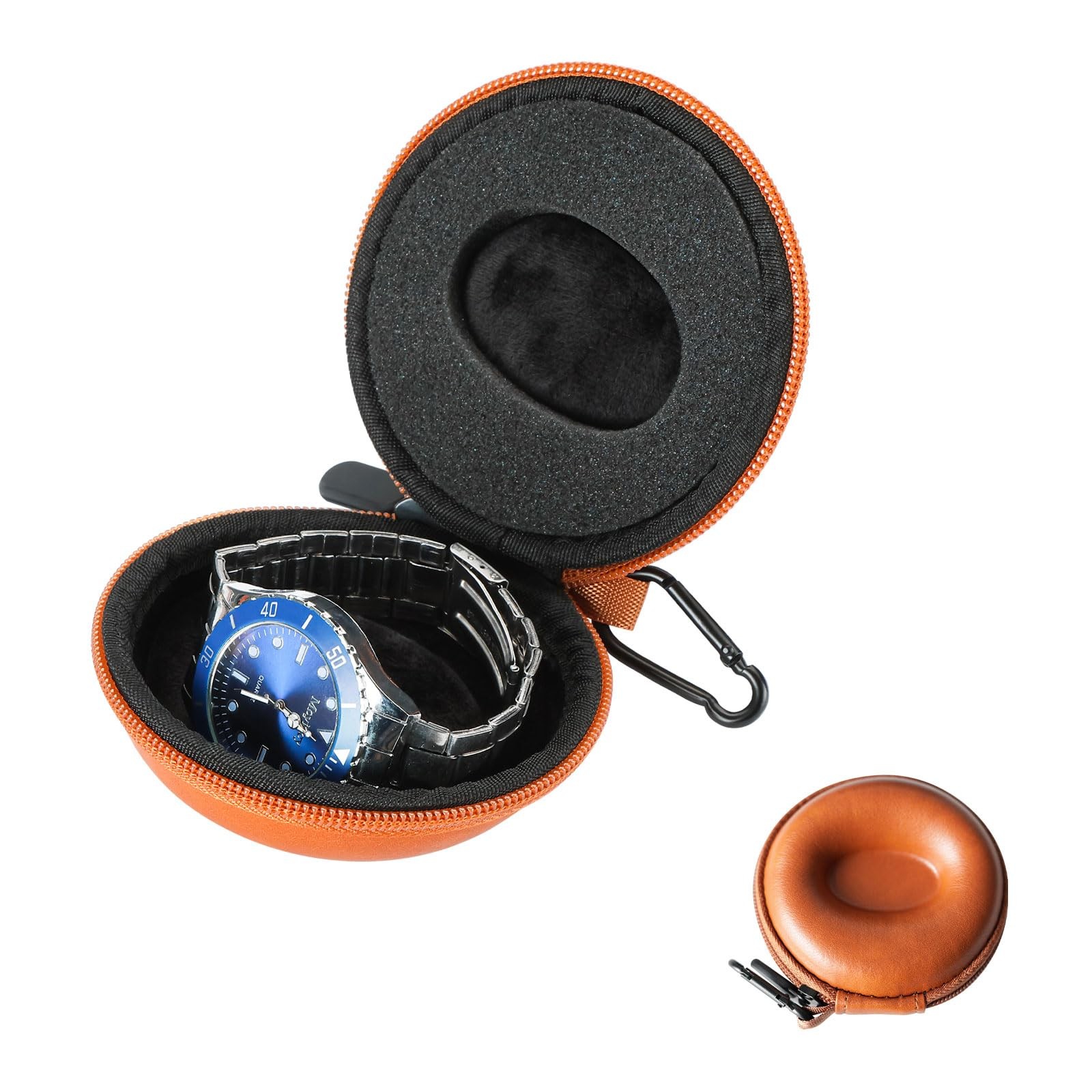 Single Watch Travel Case - Storage Box for Wristwatches & Smartwatches up to ...
