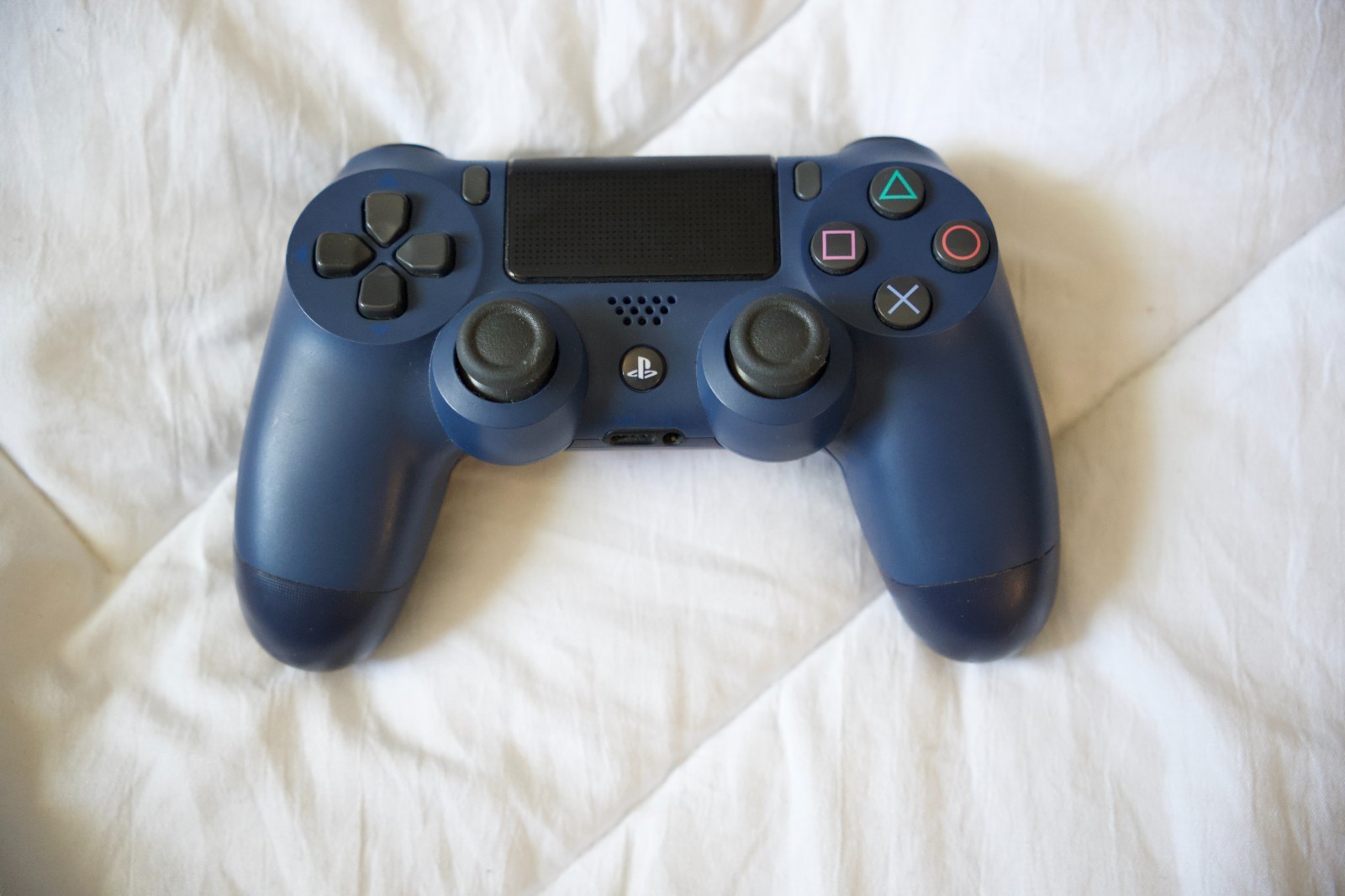 Playstation 4 DualShock 4 Wireless Controller  Midnight Blue - TESTED WORKING