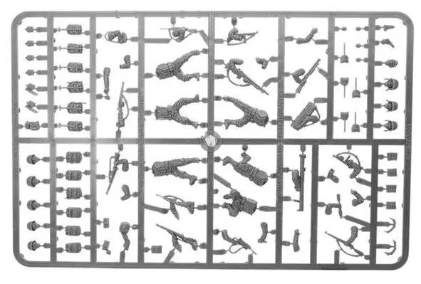 Bolt Action US Infantry Single Sprue with 5x bases Warlord Games 28mm